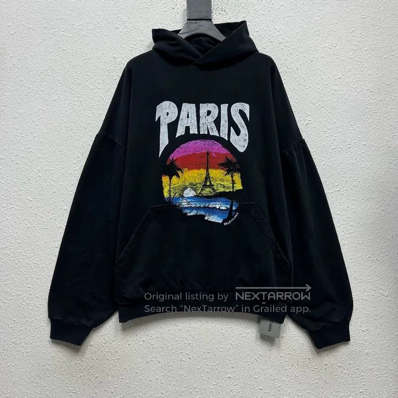 Balenciaga Balenciaga Hawaii Palm Tree Iron Tower Hand-Painted Letter Size US M / EU 48-50 / 2 - 1 Thumbnail