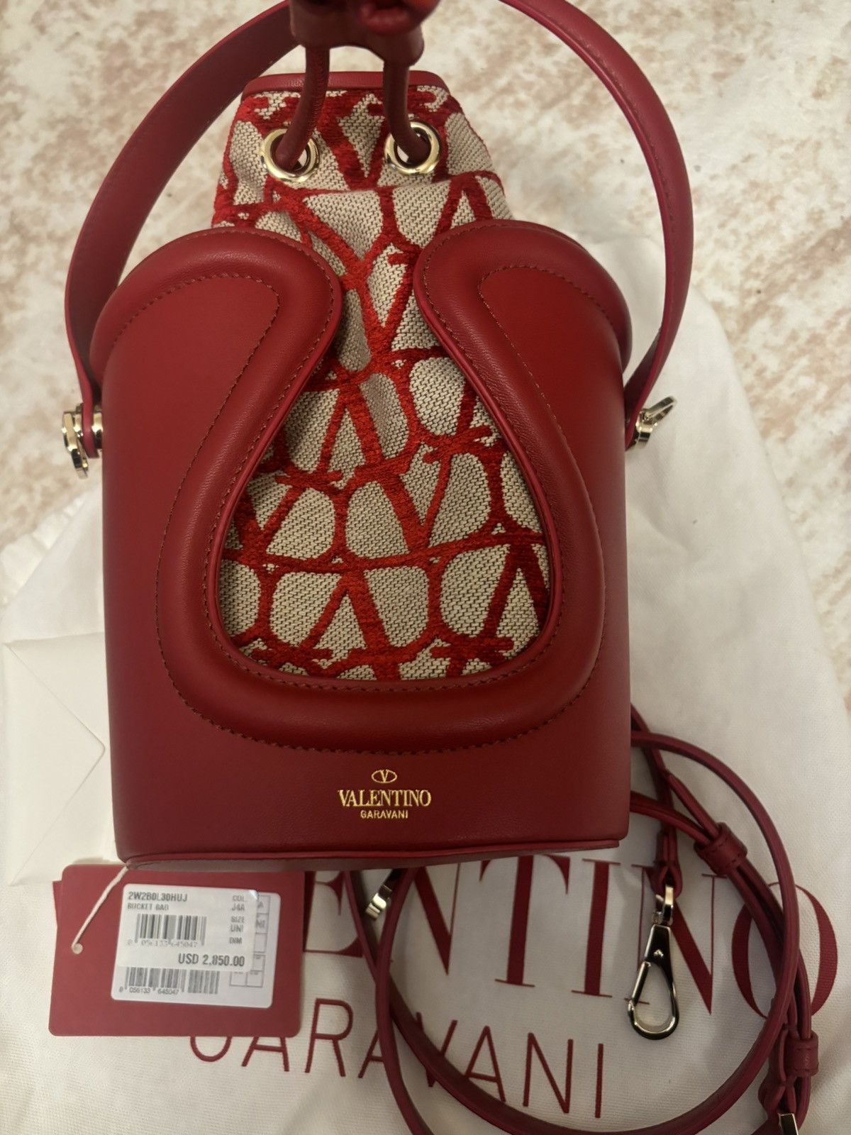 Valentino Valentino Bucket Bag Red Size ONE SIZE - 2 Thumbnail
