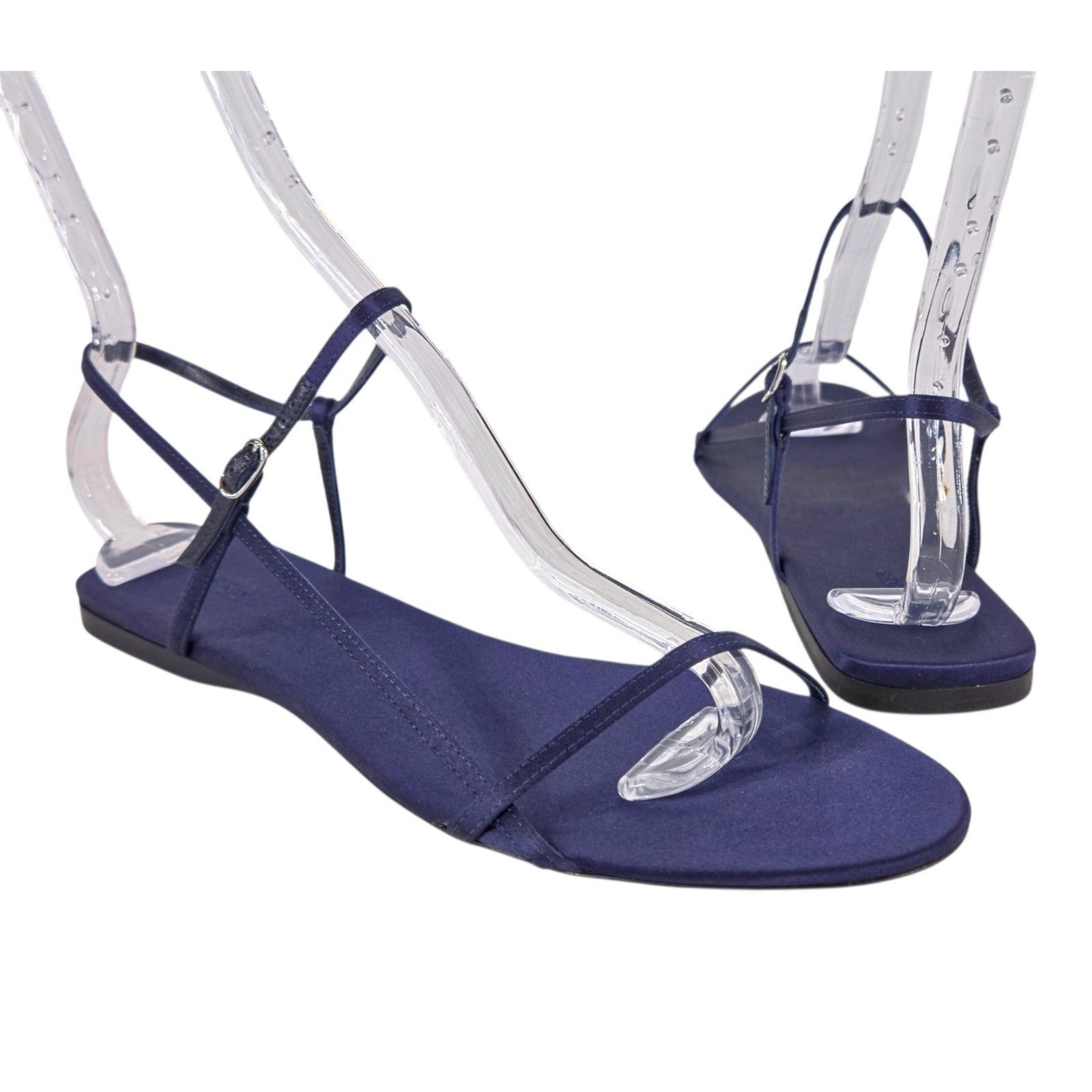 The Row The Row Bare Flat Sandals US 9 EU 39 Womens Midnight Blue Size US 9 / IT 39 - 1 Thumbnail