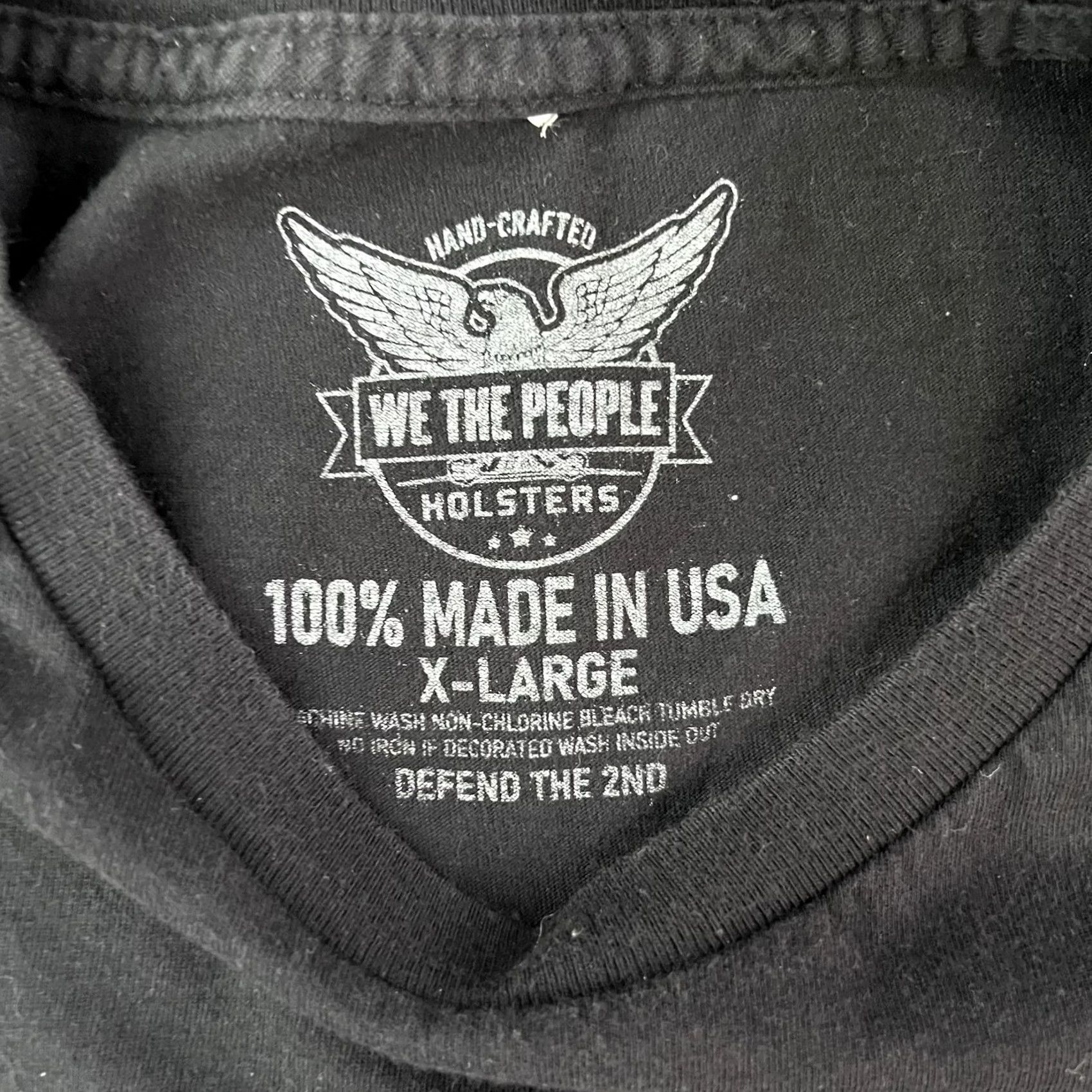 Vintage We The People Holsters Shirt Mens XL Black Around & Find Out USA Flag Graphic Shirt Size US XL / EU 56 / 4 - 5 Thumbnail