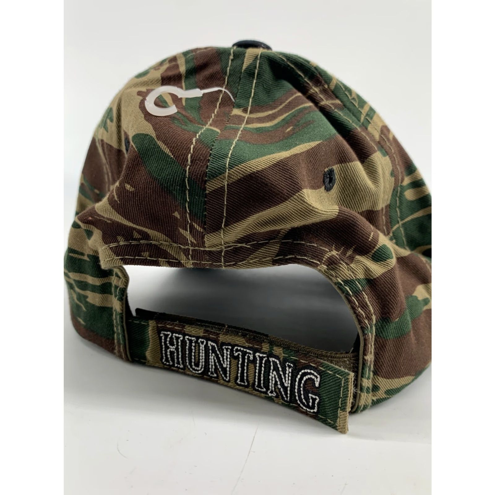 Vintage Captivating Headgear Men's Green Hunting Camouflage Adjustable Baseball Hat Size ONE SIZE - 4 Thumbnail