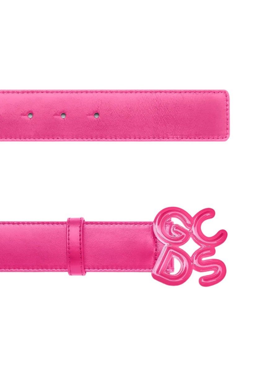 GCDS !DS! SS23 GCDS Andy Logo Pink Belt Size ONE SIZE - 2 Thumbnail