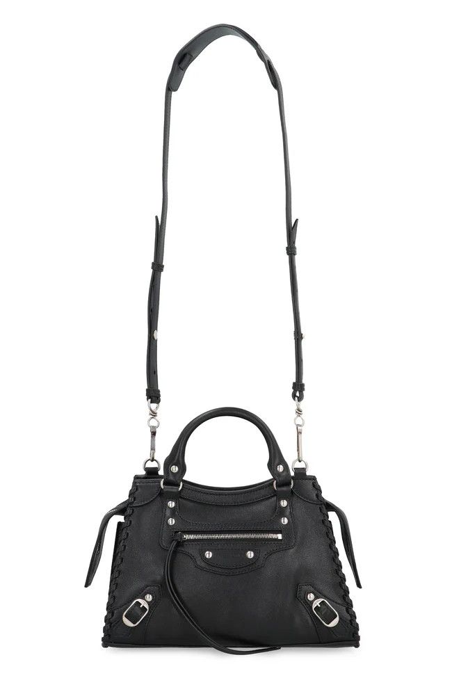 Balenciaga o1bcso1str0924 Size: OS / Neo Classic XS Handbag Laces Black Size ONE SIZE - 4 Thumbnail