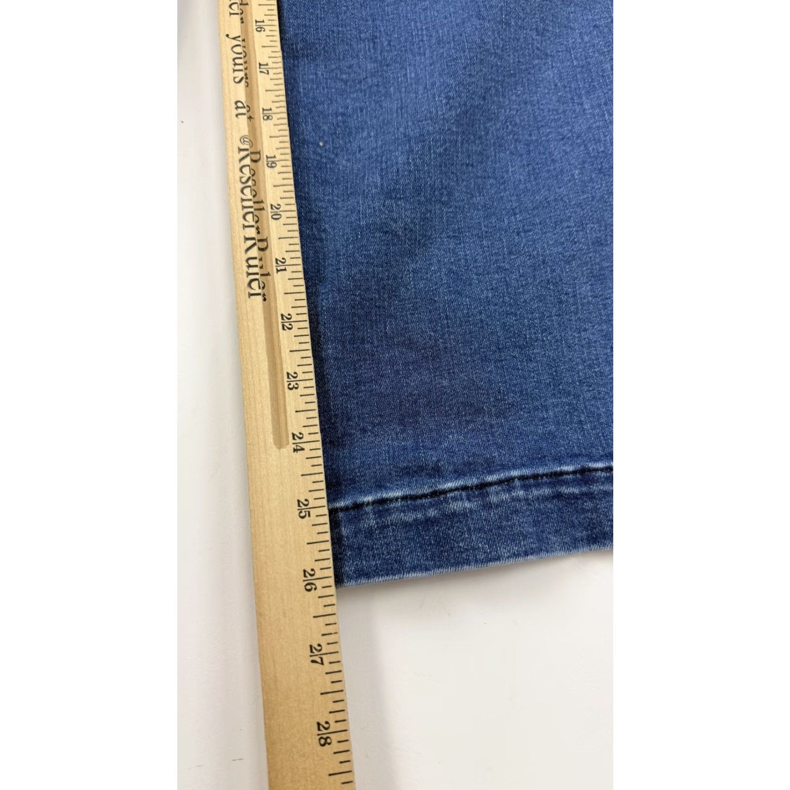 Nomad VINTAGE Voyageur Jeans Womens 24 Nomad Cropped Sailor Wide Leg High Rise Denim Pants Blue Shoot Size 42" / US 20 - 8 Thumbnail