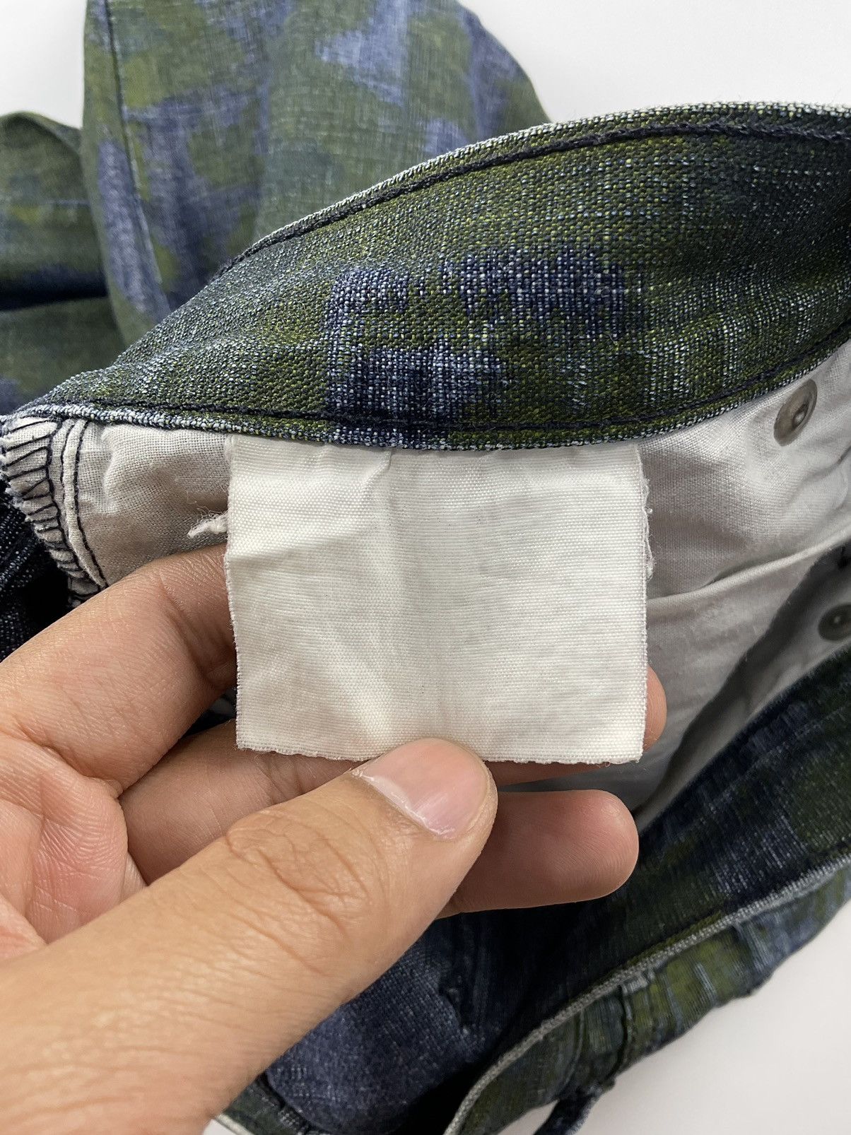 Walter Van Beirendonck Walter Van Beirendonck Hand Painted Moss Jeans Size US 28 / EU 44 - 17 Thumbnail