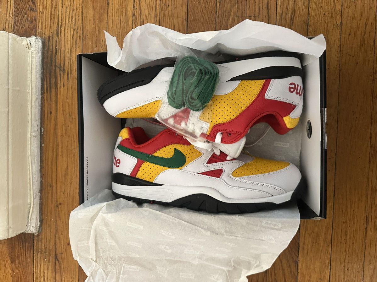 Nike × Supreme Supreme x Air Cross Trainer 3 Low 'White University Gold' Size US 11 / EU 44 - 8 Thumbnail