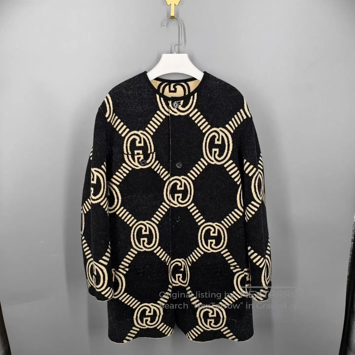 Gucci gucci caramel wool reversible coat. Size XS / US 0-2 / IT 36-38 - 1 Thumbnail