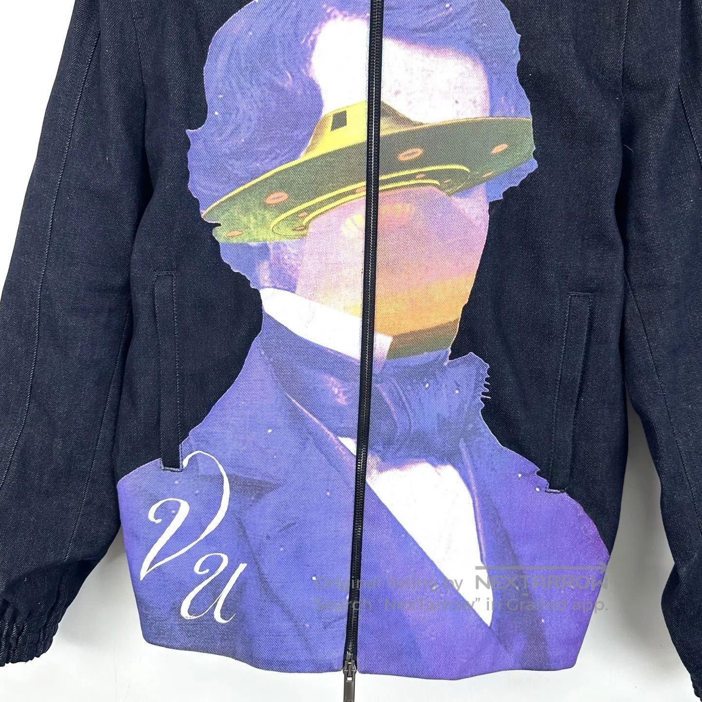 Valentino Valentino x Undercover Portrait Print Denim Jacket. Size US S / EU 44-46 / 1 - 6 Thumbnail