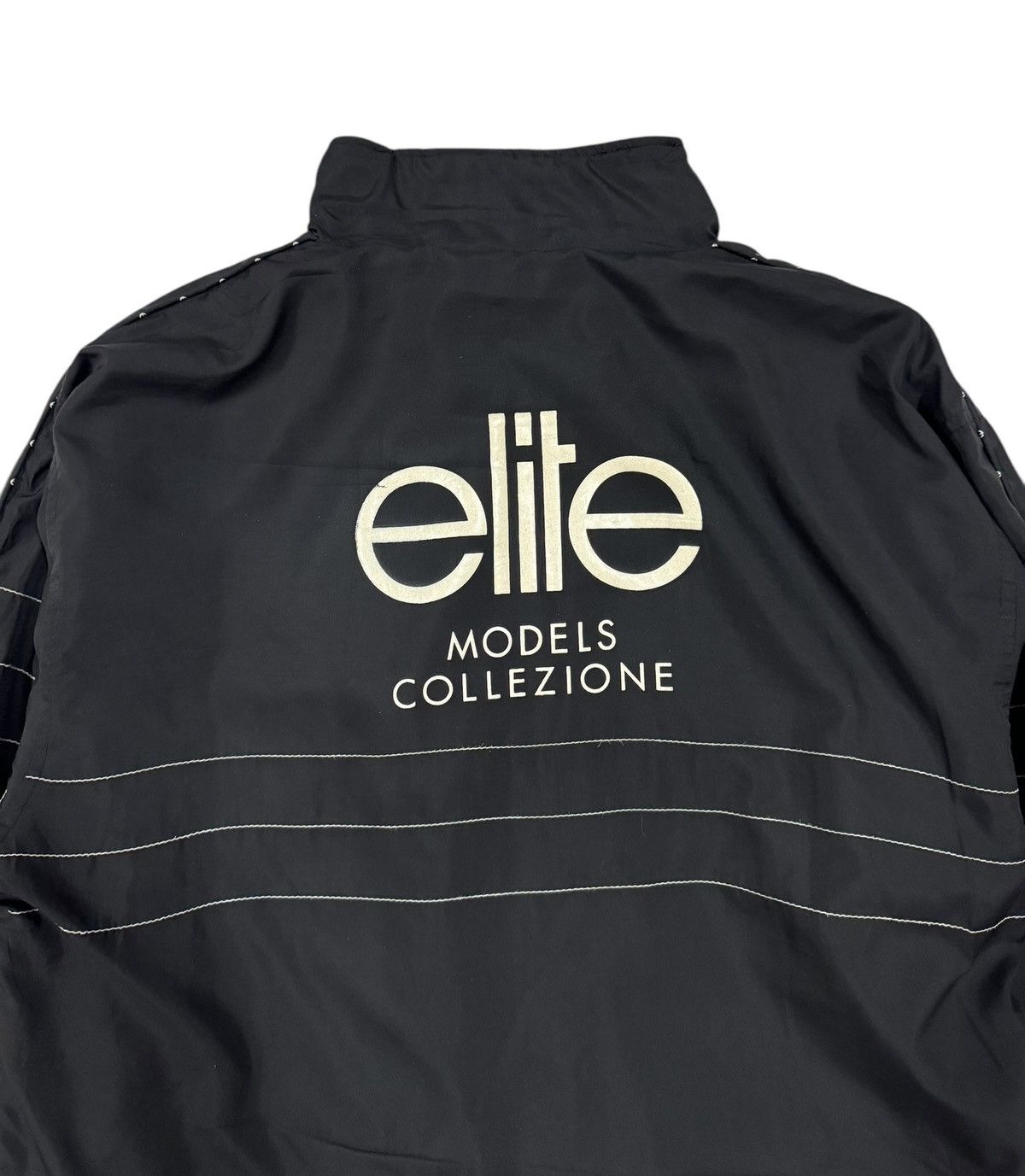 Japanese Brand × Vintage Vtg🔥Elite Models Collezione Big Logo Sweater Size US L / EU 52-54 / 3 - 7 Thumbnail