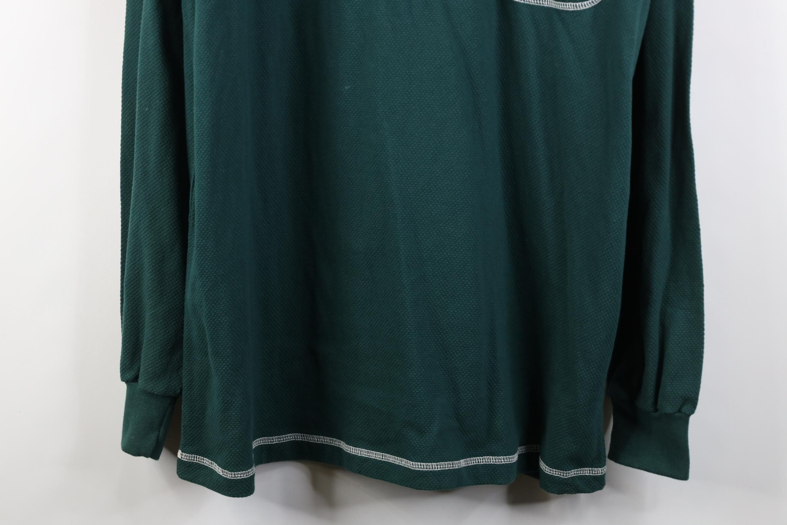 Vintage Deadstock Vintage 90s Streetwear Knit Long Sleeve T-Shirt Size US XXL / EU 58 / 5 - 3 Thumbnail