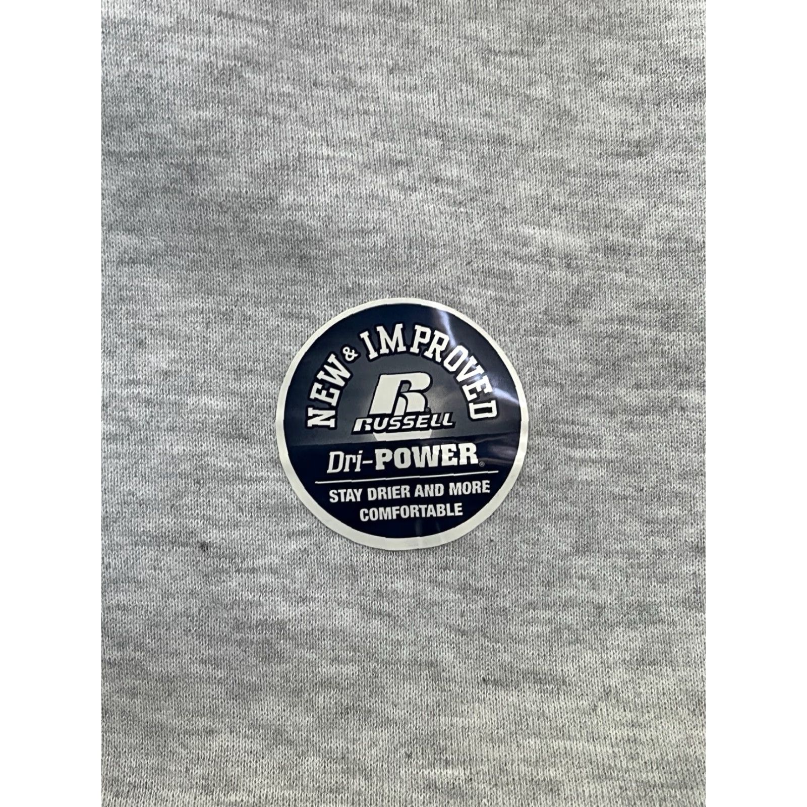 Russell Athletic VINTAGE Russell Athletic Hoodie Mens L Gray Deadstock NWT 2010s Pullover Long 27" 24.5" 24" Sleeves birch grey Mens Size US L / EU 52-54 / 3 - 4 Thumbnail