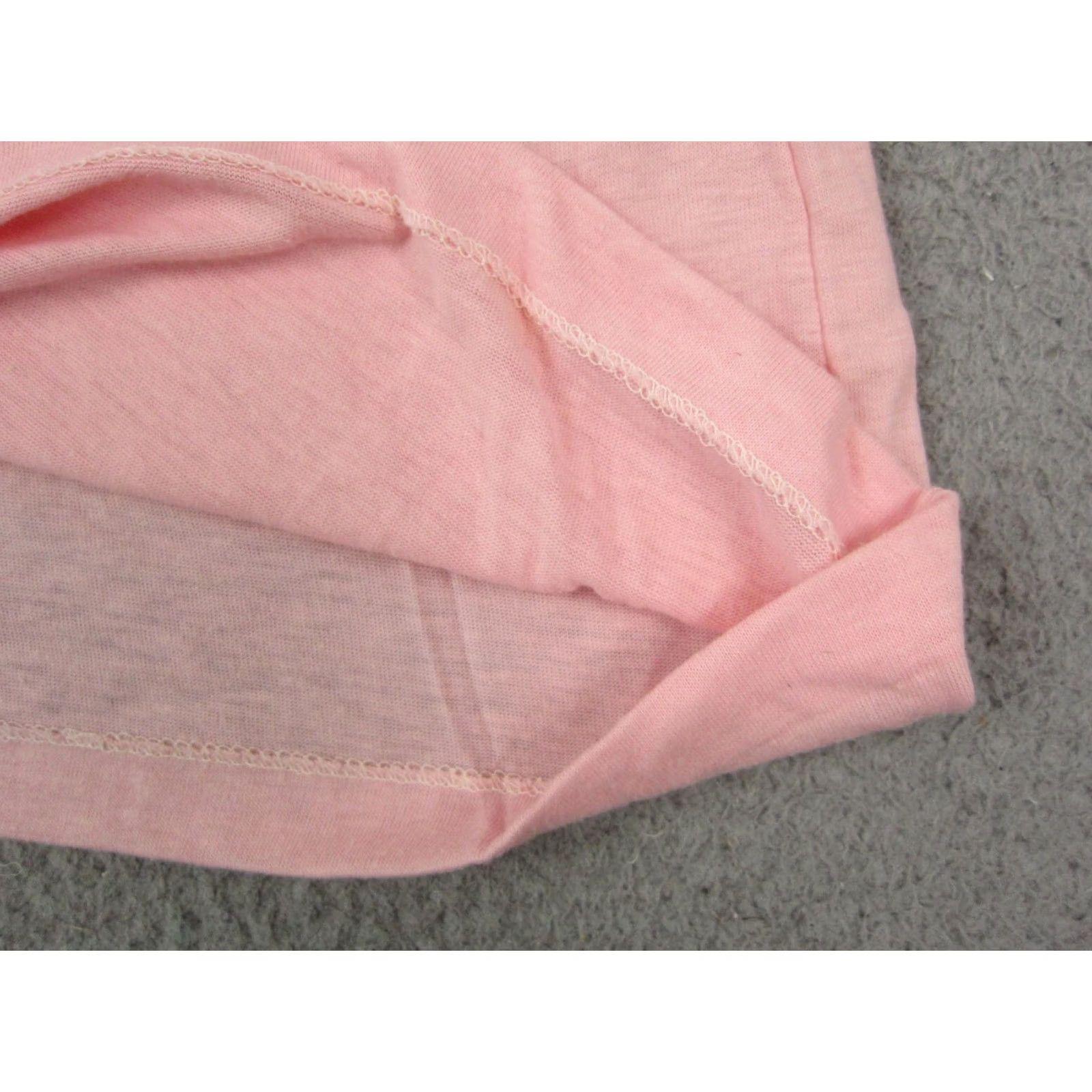 Vintage Vintage Sleep Shirt Womens Medium Pink Nightgown Cap Sleeve Soft Loungewear 70s Size M / US 6-8 / IT 42-44 - 5 Thumbnail
