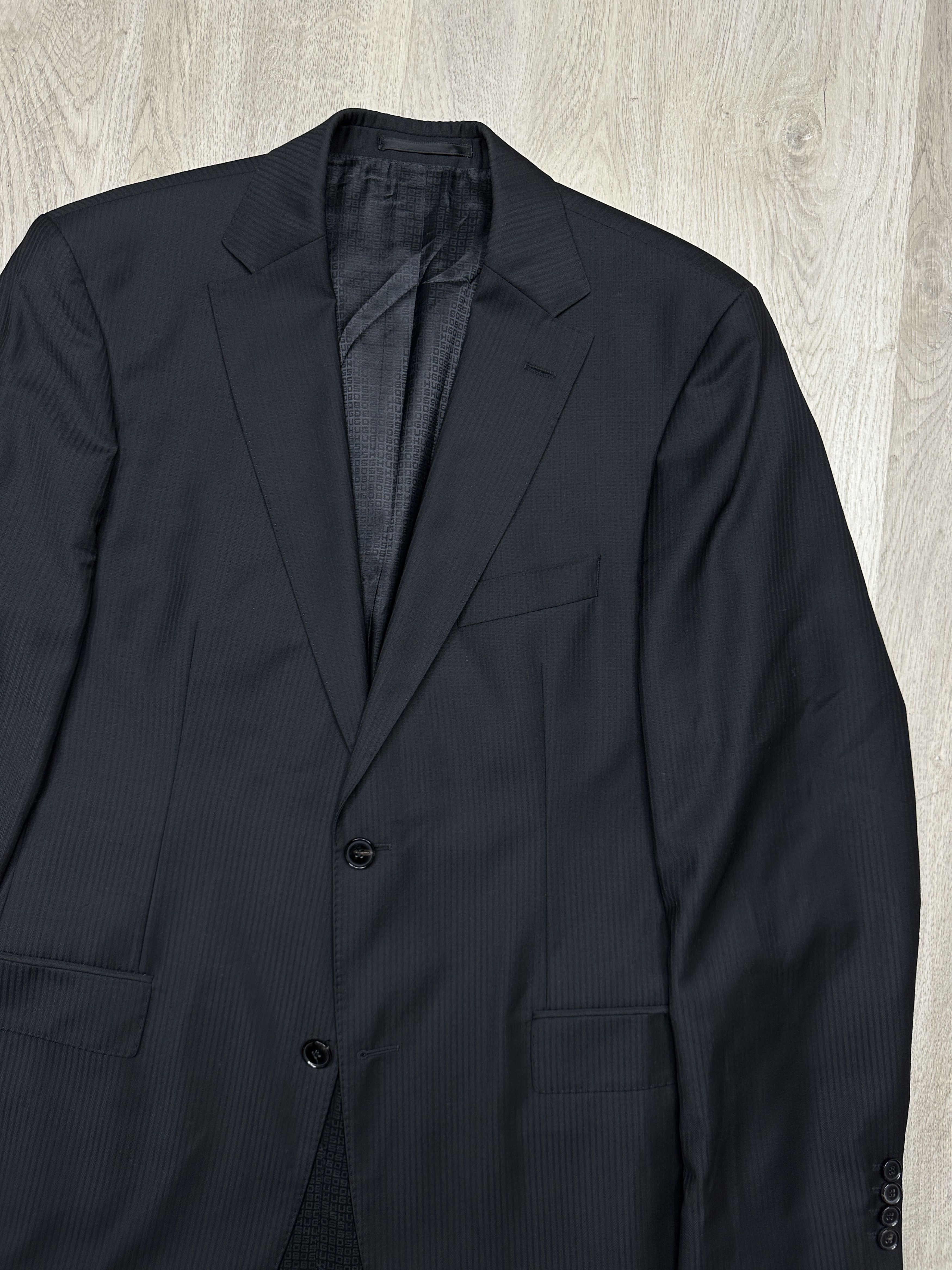 Hugo Boss Lanificio Tesse Biella For HUGO BOSS Wool Suit Blazer + Pant Size 42R - 3 Thumbnail