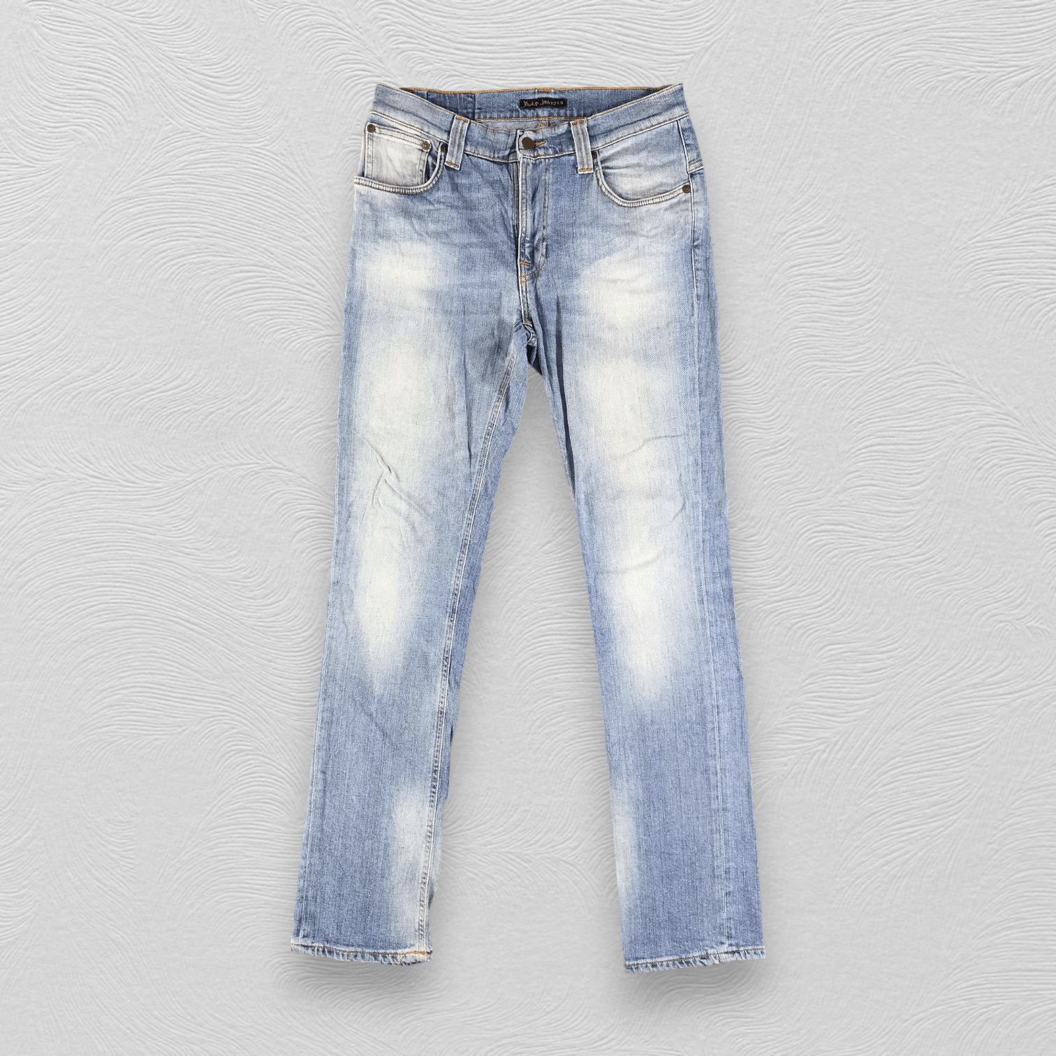 image of Nudie Jeans Thin Finn Light Wash Denim Kj1941 in Blue, Men's (Size 31)