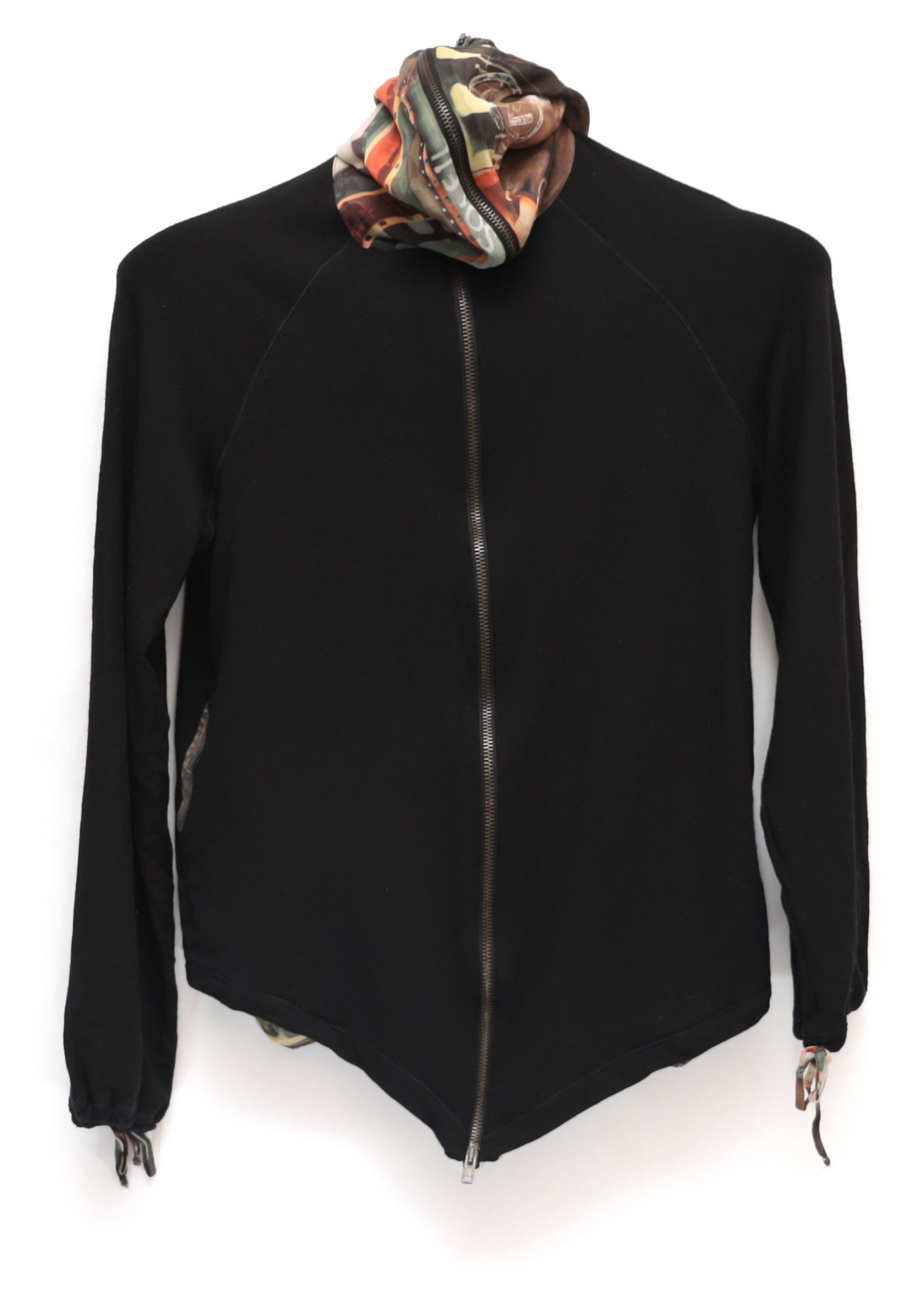 Jean Paul Gaultier Jean Paul Gaultier Vintage Black Cinema Zip Through Hoodie Size M / US 6-8 / IT 42-44 - 1 Thumbnail