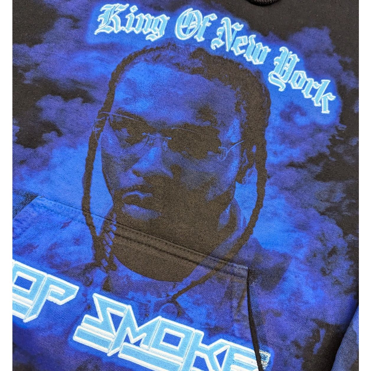 Rap Tees × Vlone Pop Smoke King of New York Memorial Hoodie Size US M / EU 48-50 / 2 - 2 Thumbnail