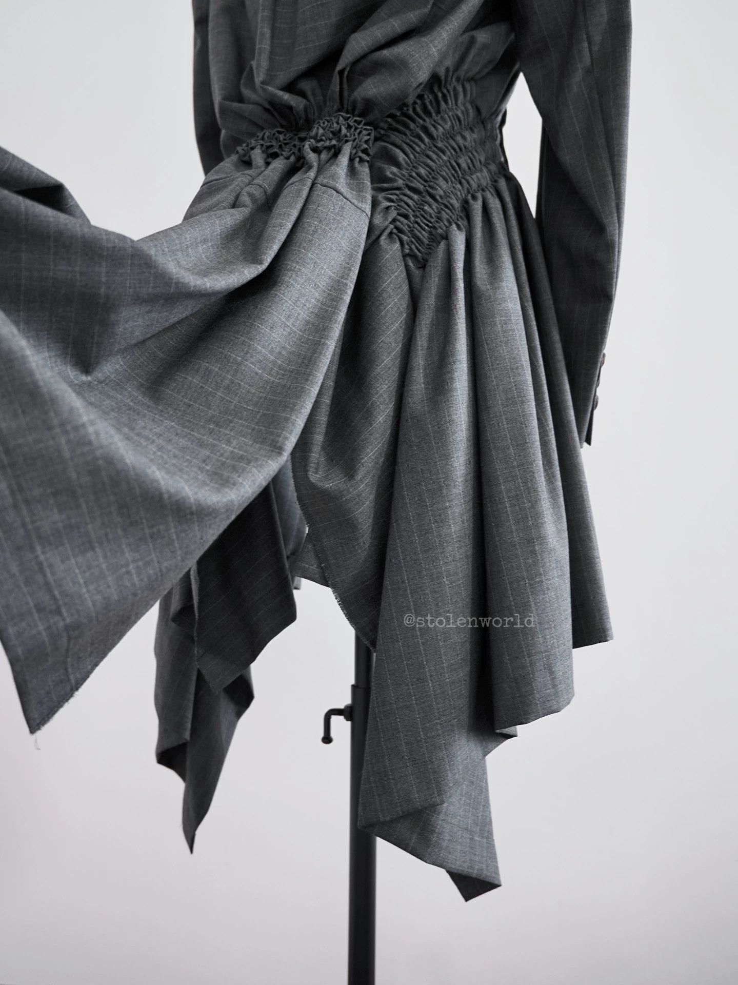 Comme des Garcons Comme des Garçons Pleated Wool Swallowtail Suit w/ S Size S / US 4 / IT 40 - 2 Thumbnail