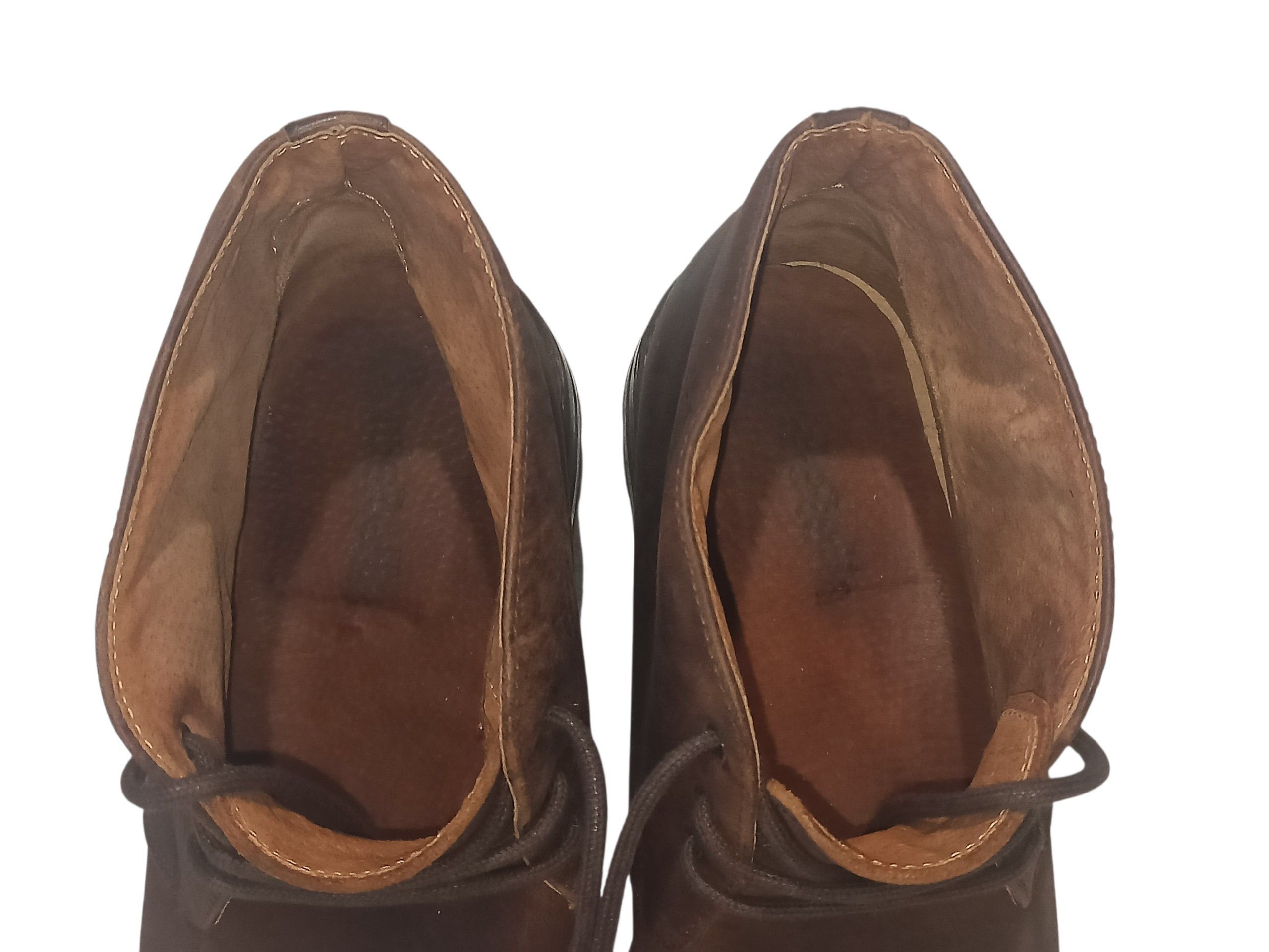 Other Rare Bronx Made in Italy Leather Desert Chukka Boots Size US 10 / EU 43 - 7 Thumbnail