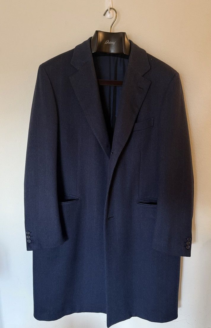 Brioni Brioni Brunico Cashmere Silk Vicuña Overcoat Size US XL / EU 56 / 4 - 1 Thumbnail