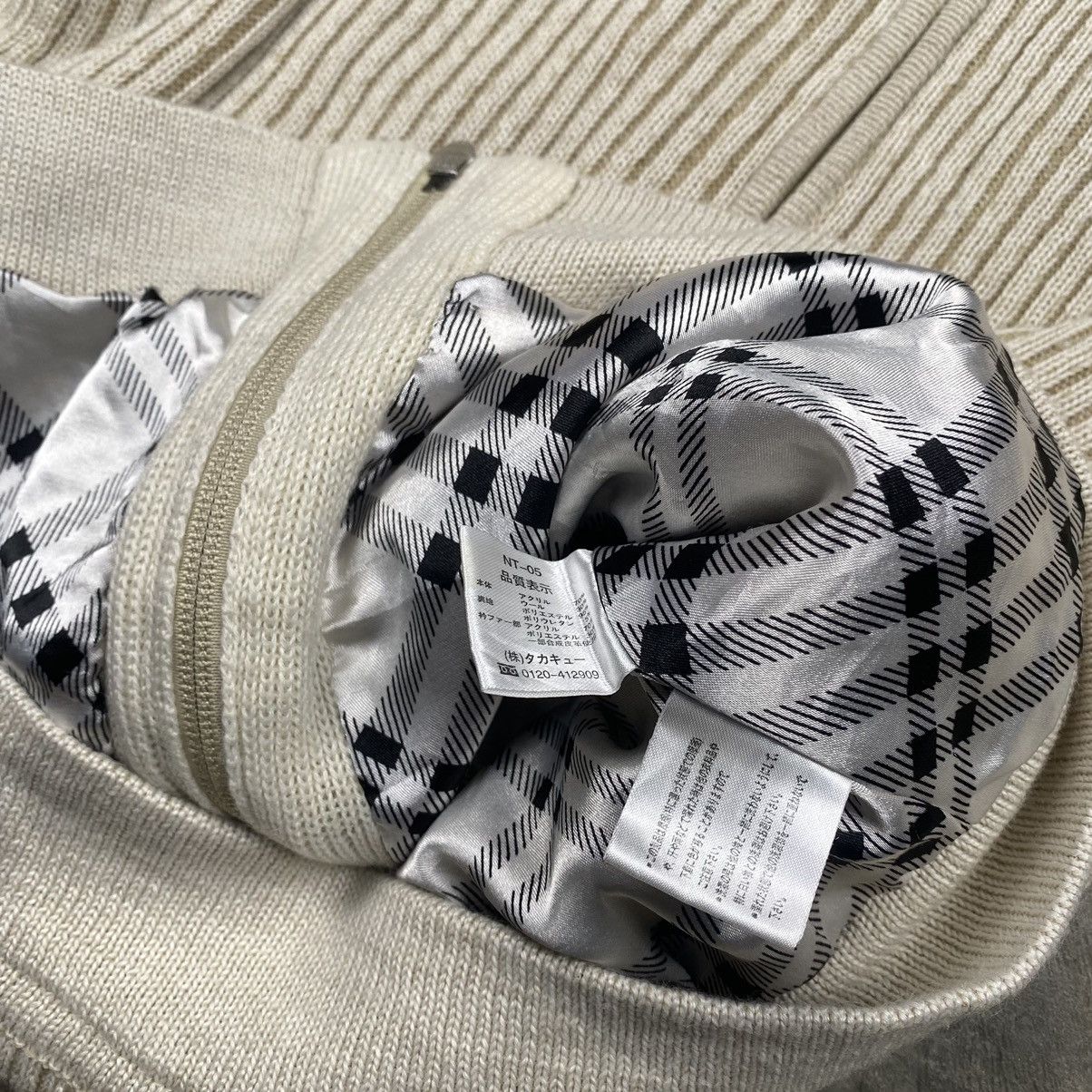 If Six Was Nine × Japanese Brand × Le Grande Bleu (L.G.B.) Rare Male&Co Cable Knit Fur Zipped Up Sweaters Jacket Size US M / EU 48-50 / 2 - 7 Thumbnail