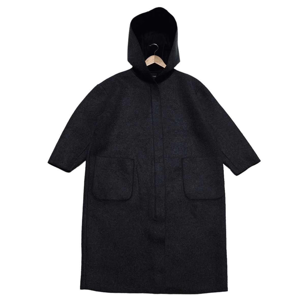 Japanese Brand Mizuiro Industries Hooded Overcoat Size L / US 10 / IT 46 - 1 Thumbnail