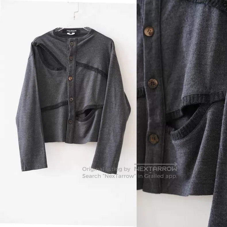 Comme des Garcons Comme Des Garcons Deconstructed wool sweater Size S / US 4 / IT 40 - 1 Thumbnail