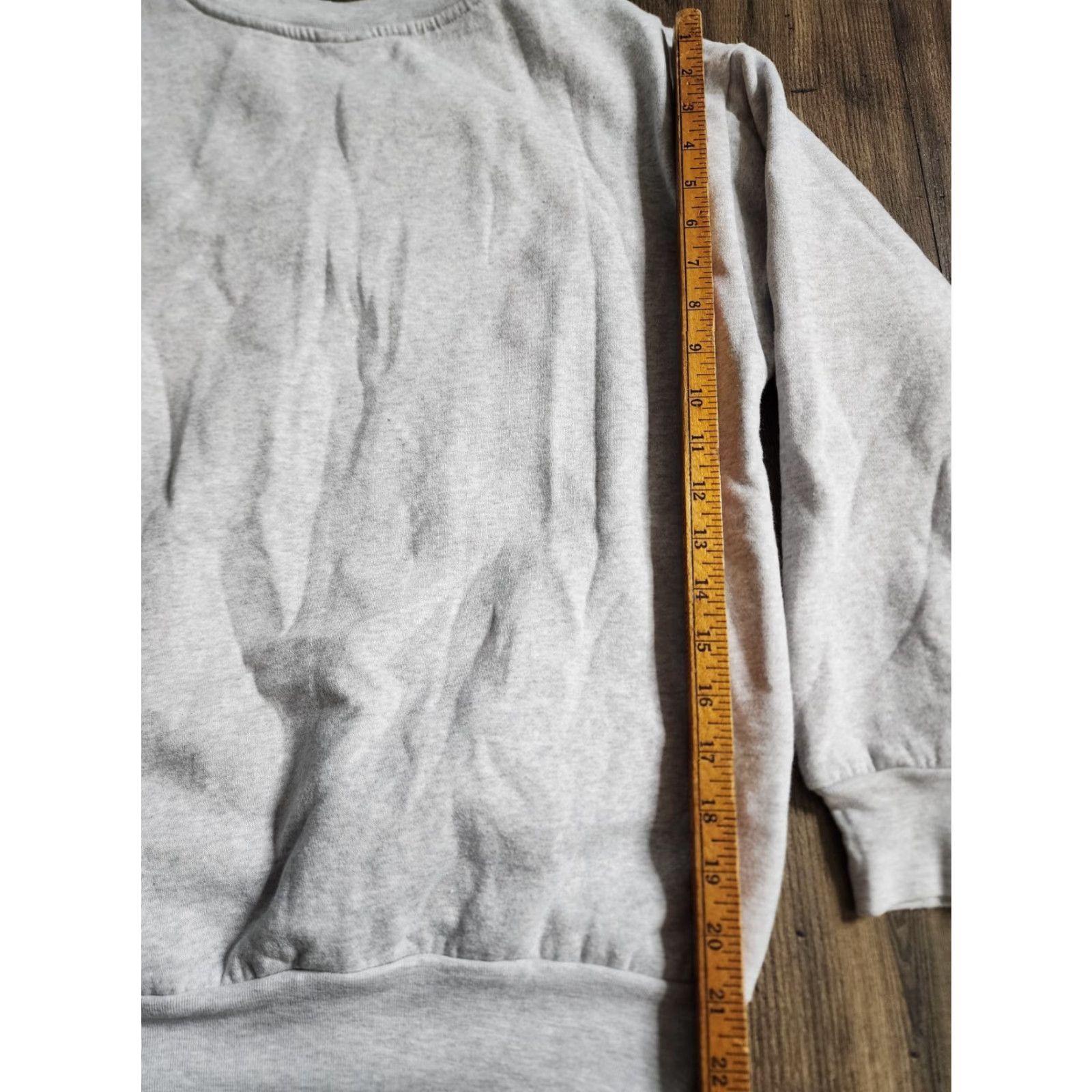 Peanuts Mens Peanuts Snoopy Christmas Sweatshirt Heather Grey S LIGHTS Crew Neck Long Sleeve Pullover Unisex Adults Knit Shirt Womens Men? Size US S / EU 44-46 / 1 - 2 Thumbnail
