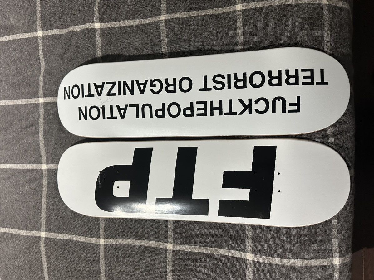 Fuck The Population FTP Terrorist Organization Deck Size ONE SIZE - 3 Thumbnail