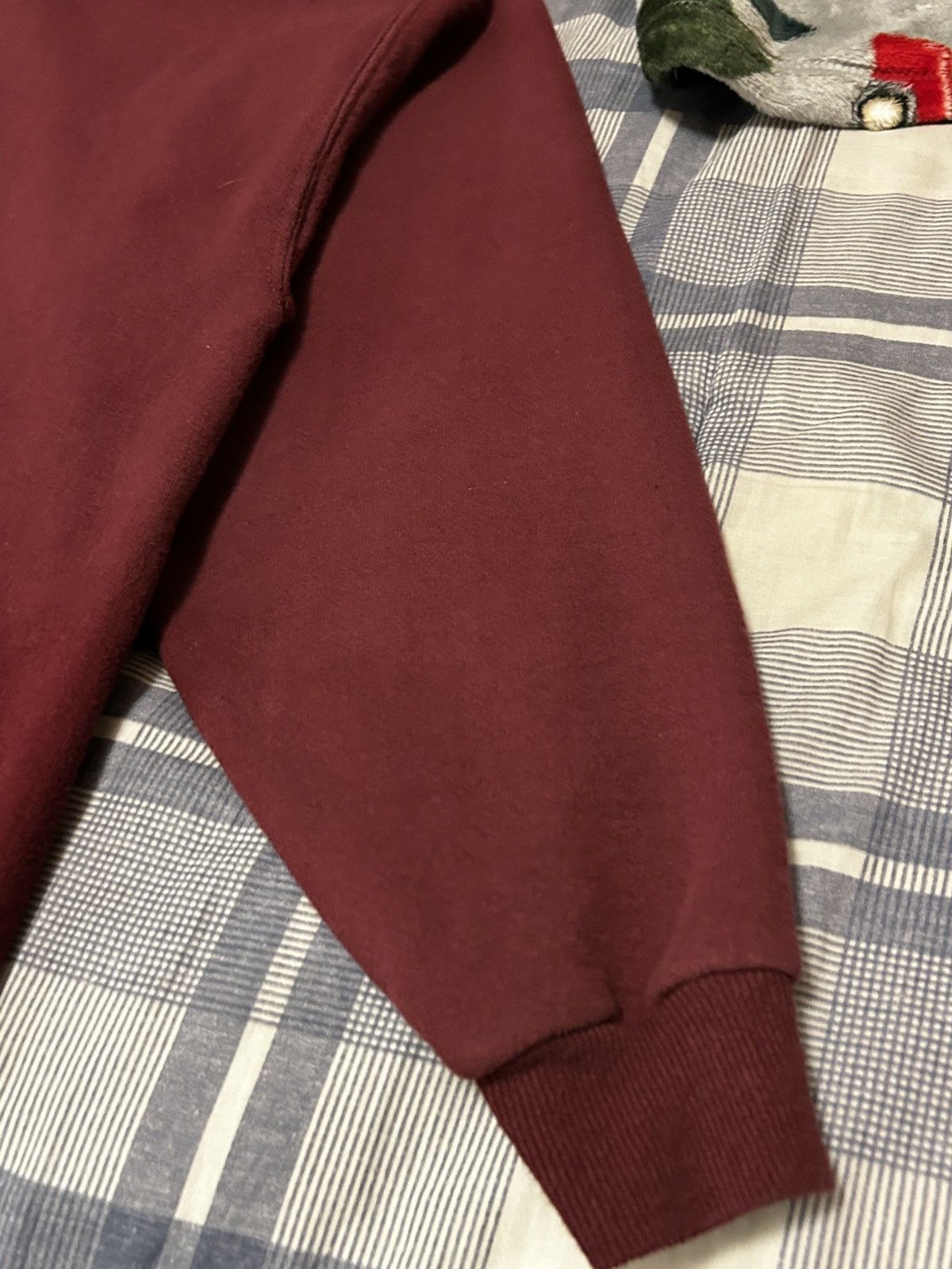Jerzees × Vintage MAROON VIRGINIA TECH HOODIE Size US L / EU 52-54 / 3 - 8 Thumbnail