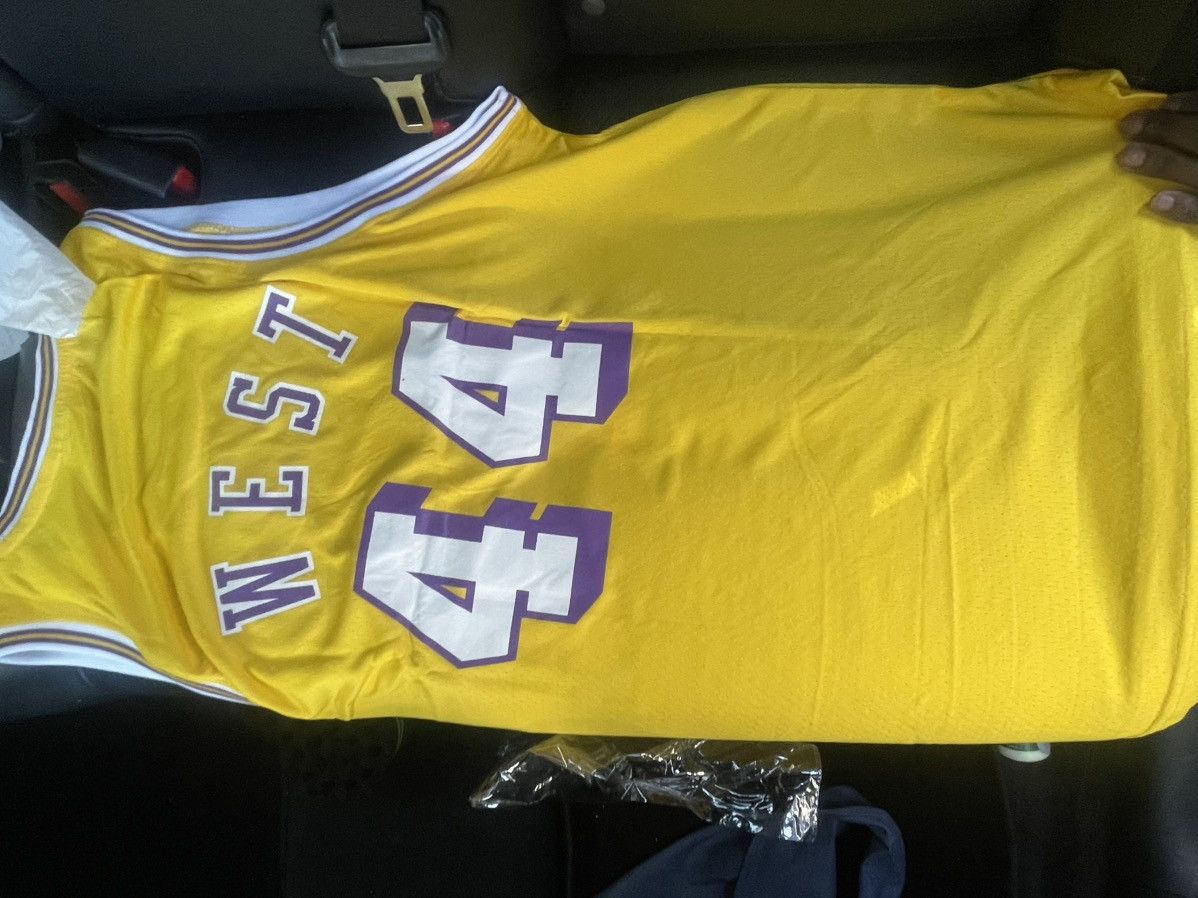 Vintage Jerry West Jersey Size US L / EU 52-54 / 3 - 2 Thumbnail