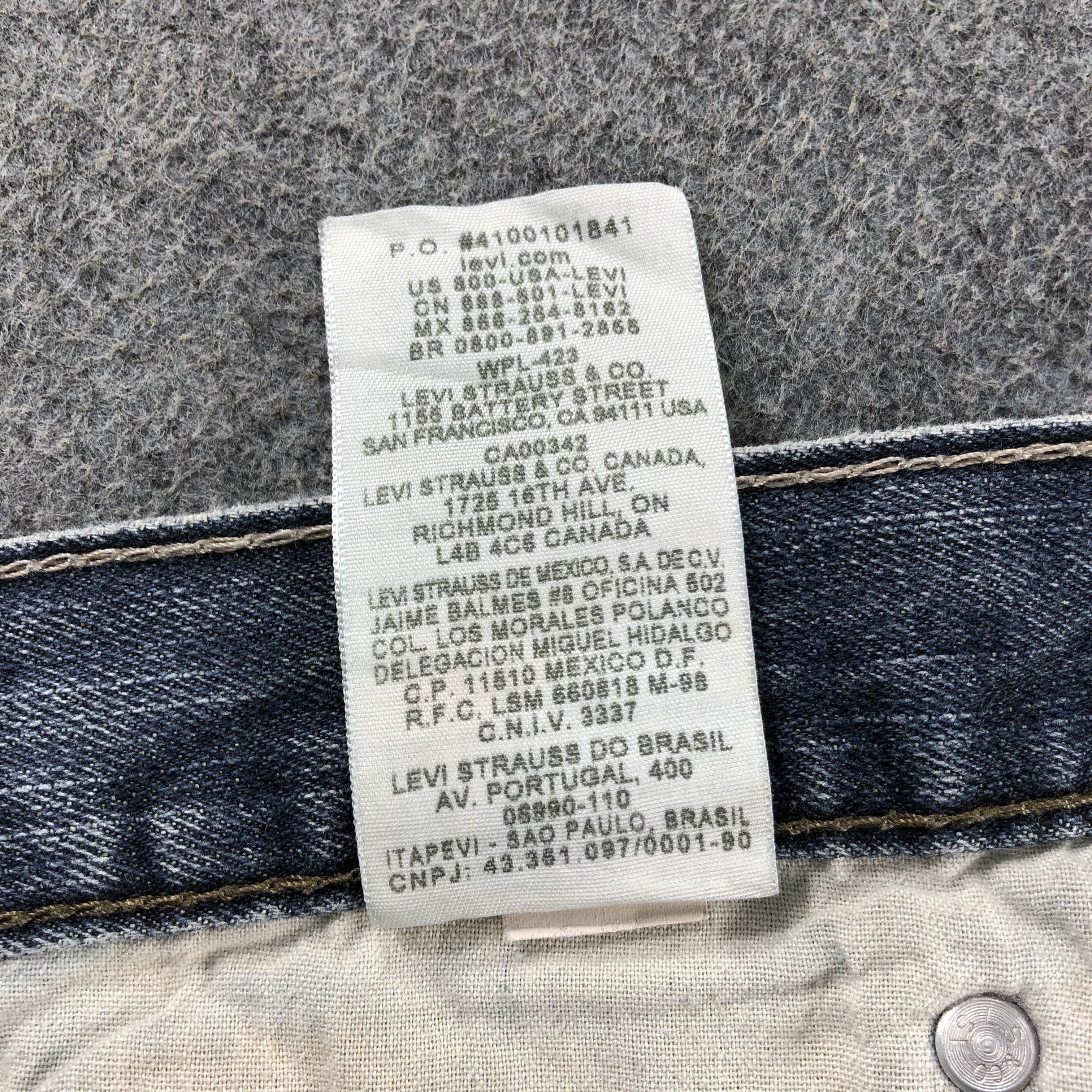 Levi's Vintage Faded Black Levis 514 Jeans-J2613 Size US 32 / EU 48 - 19 Thumbnail