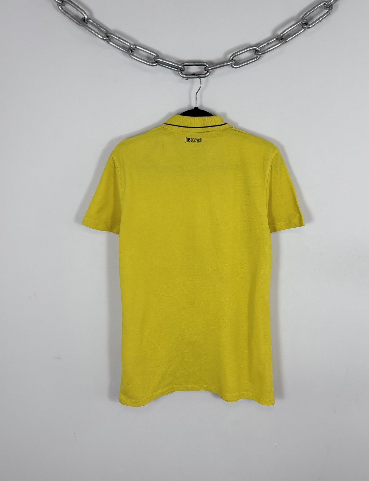Just Cavalli Just Cavalli Beachwear Men’s Yellow Short Sleeve Polo Shirt Size US L / EU 52-54 / 3 - 15 Thumbnail