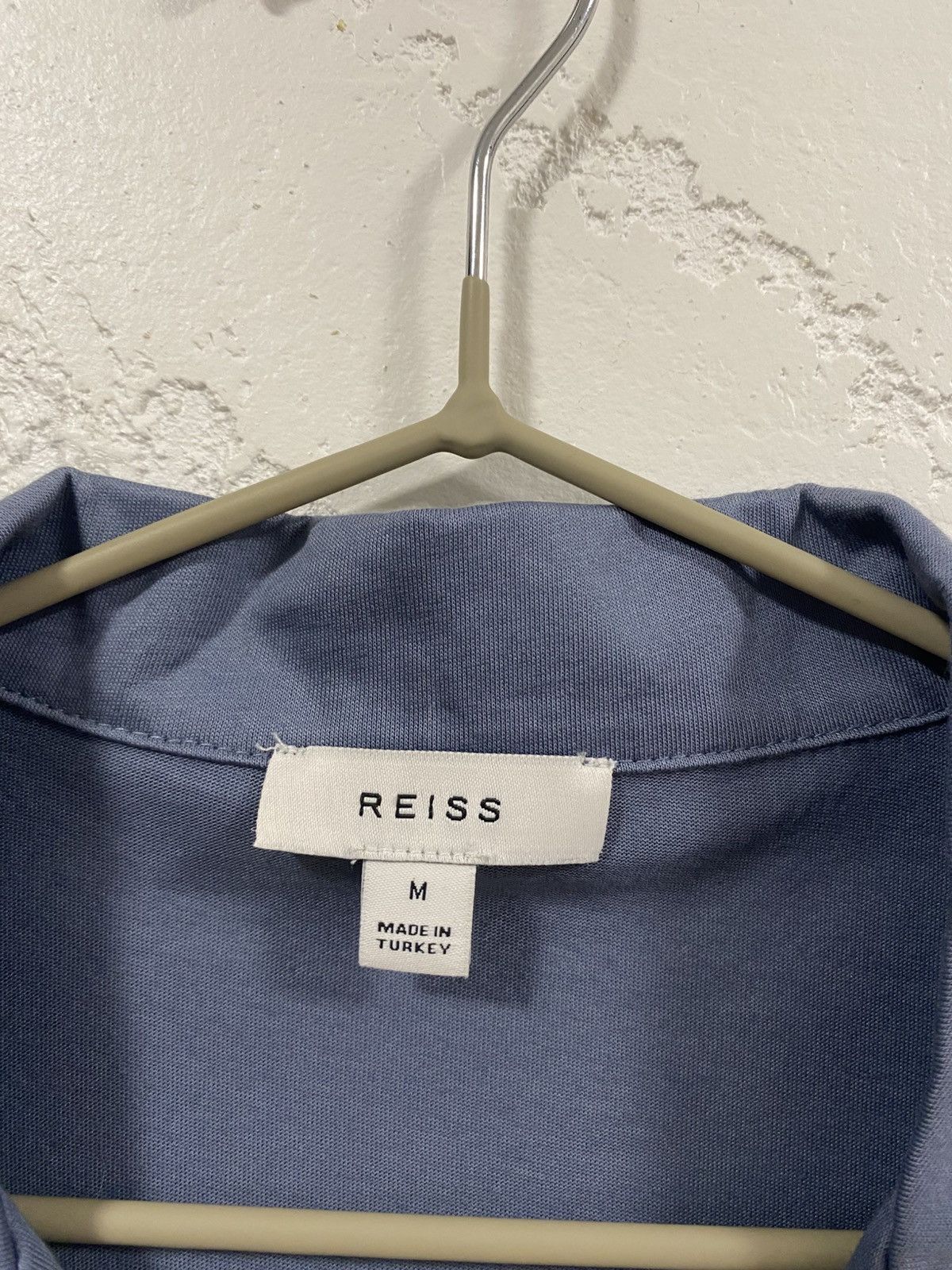 Reiss Reiss Noble Mercerised Colourblock Cuban Collar Shirt Sz: M Size US M / EU 48-50 / 2 - 2 Thumbnail