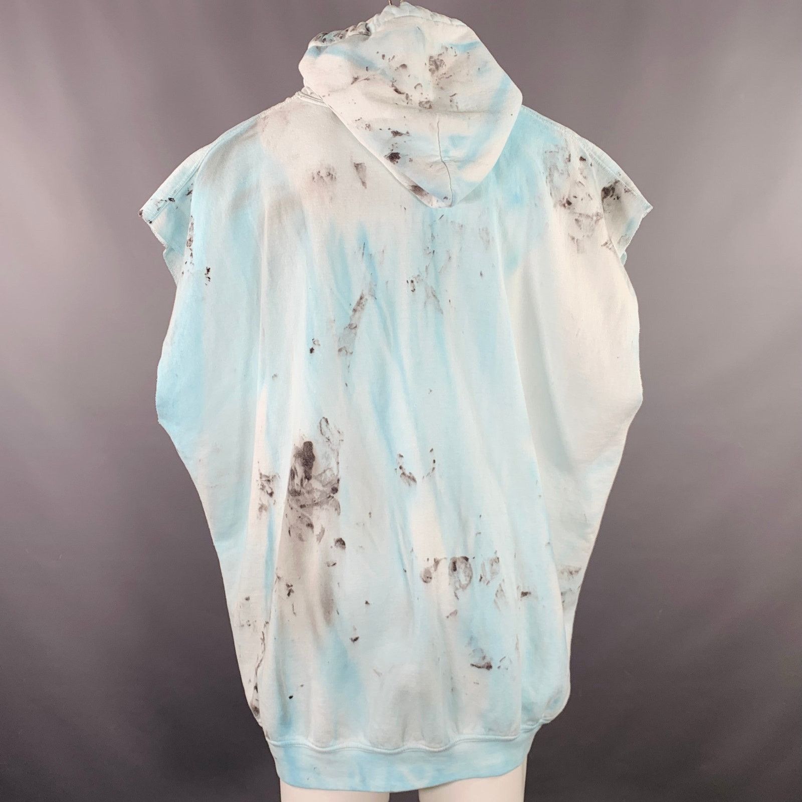 Other WESTFALL Melting Snoopy Blue Dyed Cotton Hoodie Sweatshirt Size US XL / EU 56 / 4 - 4 Thumbnail