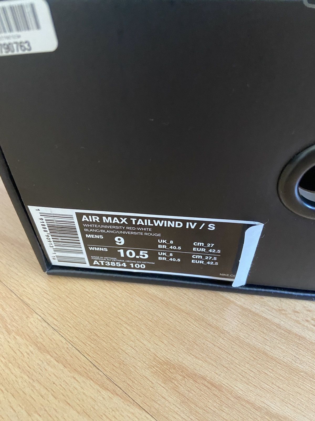 Nike × Supreme Supreme x Air Max Tailwind 4 ‘University Red’ Size US 9 / EU 42 - 9 Thumbnail