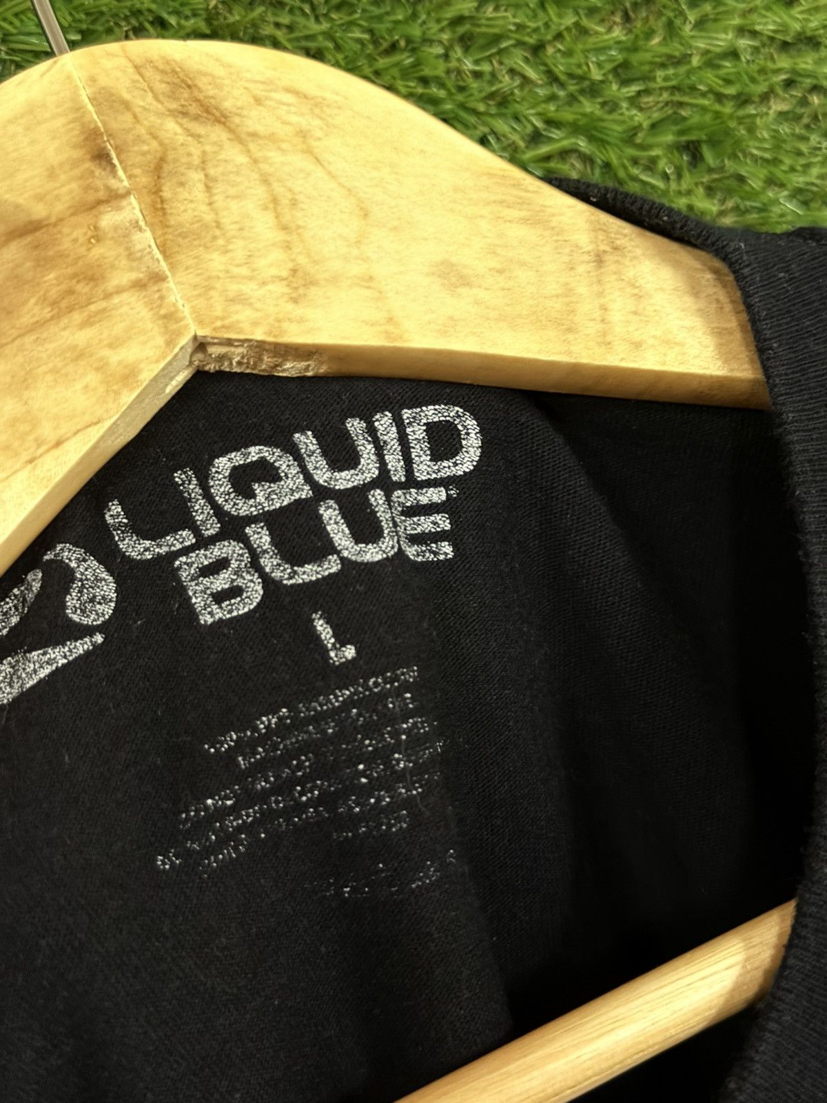 Liquid Blue ACDC Liquid Blue Thunder Lightning Cannon Black Rock Shirt Size US L / EU 52-54 / 3 - 4 Thumbnail