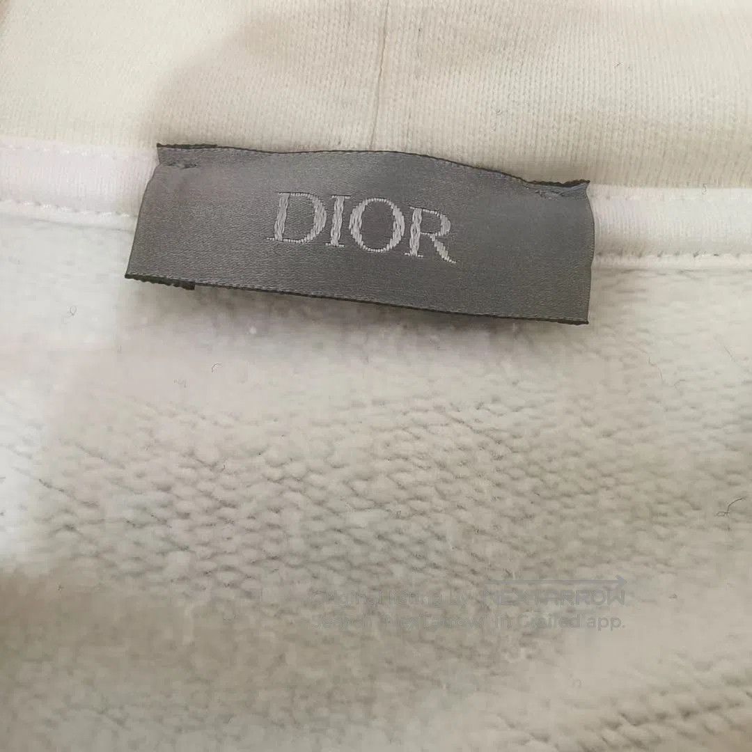 Dior Dior 1947 Embroidered Letter Beige Hoodie. Size US M / EU 48-50 / 2 - 5 Thumbnail
