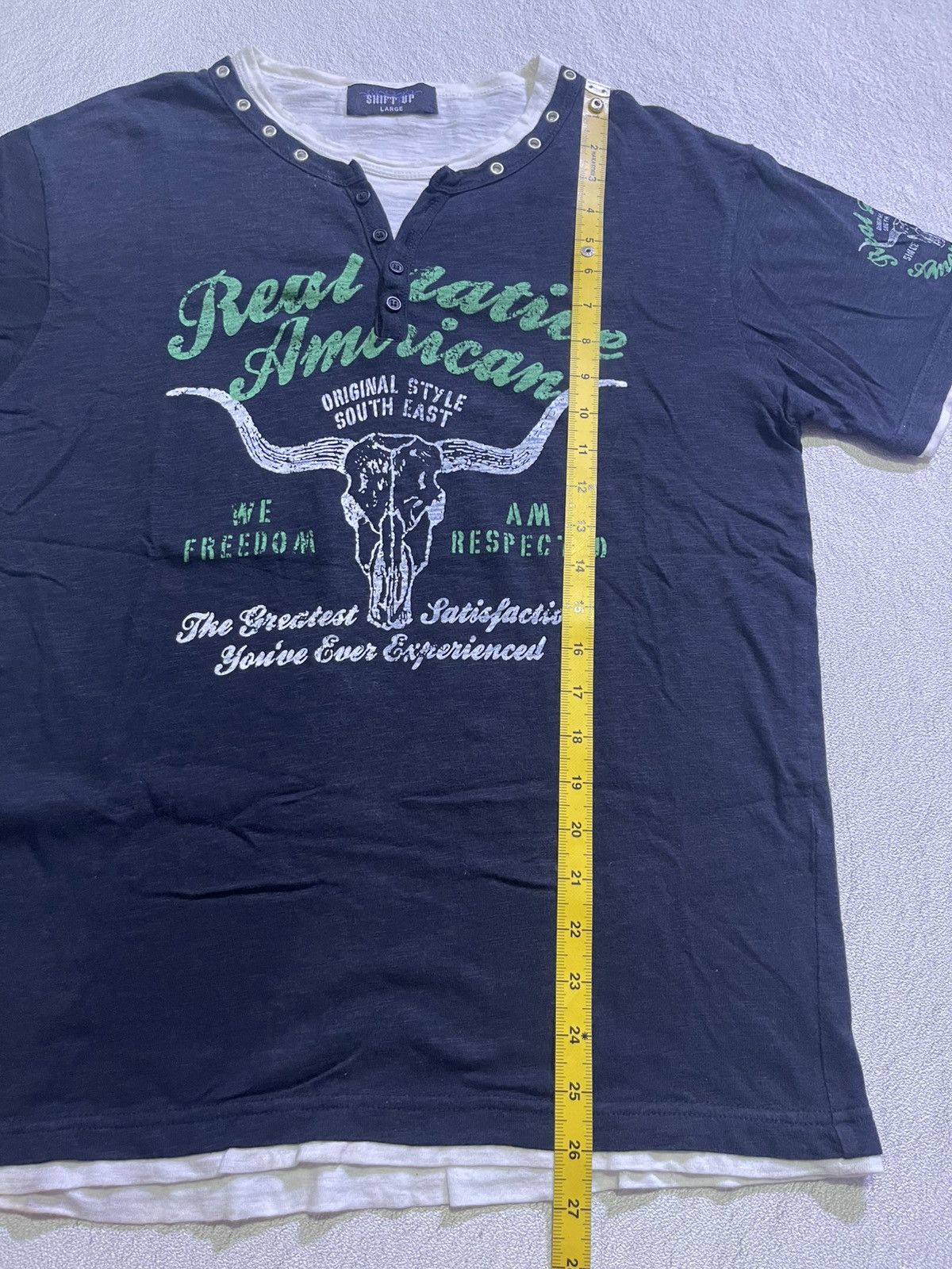 Hysteric Glamour Y2K SHIFT UP short tshirt motif two layer Size US M / EU 48-50 / 2 - 6 Thumbnail