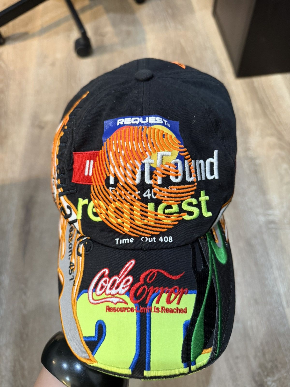 Vetements Vetements 404 Racing Error Embroidery Hat Size ONE SIZE - 16 Thumbnail