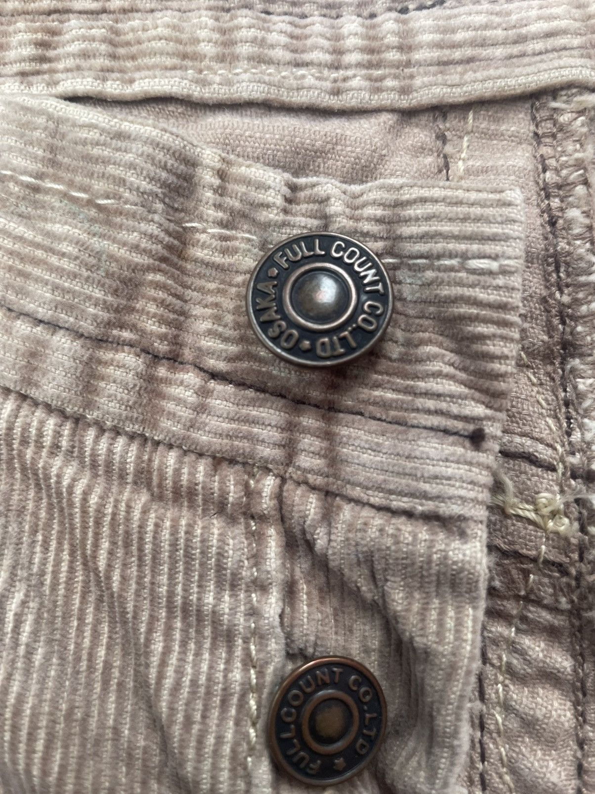 Full Count & Co. Vintage Flare Full Count Coduroy Size 32" / US 10 / IT 46 - 18 Thumbnail