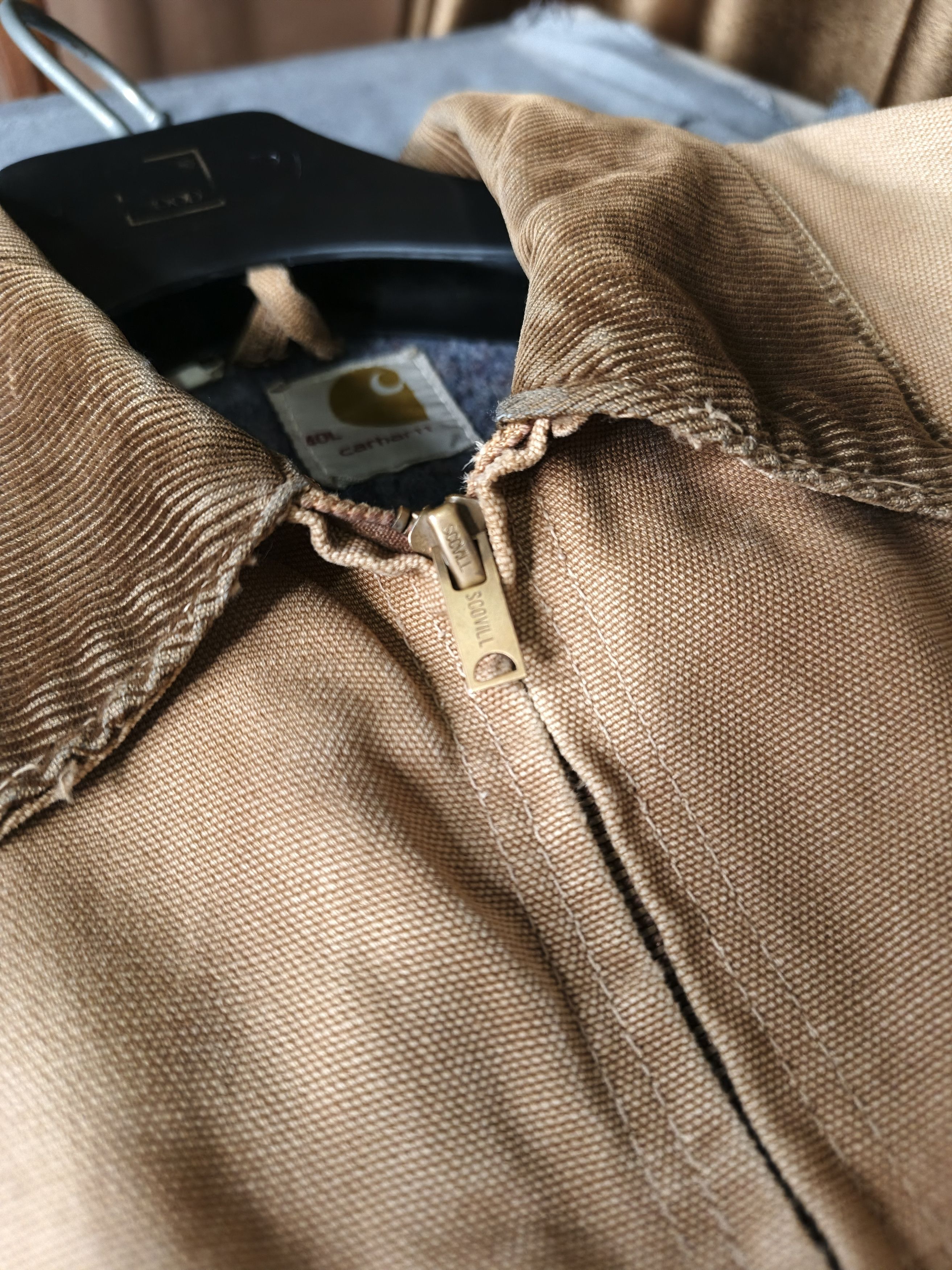 Carhartt Vintage 1970s Carhartt Detroit 6BLJ Scovill & Talon Zippers Size US M / EU 48-50 / 2 - 3 Thumbnail