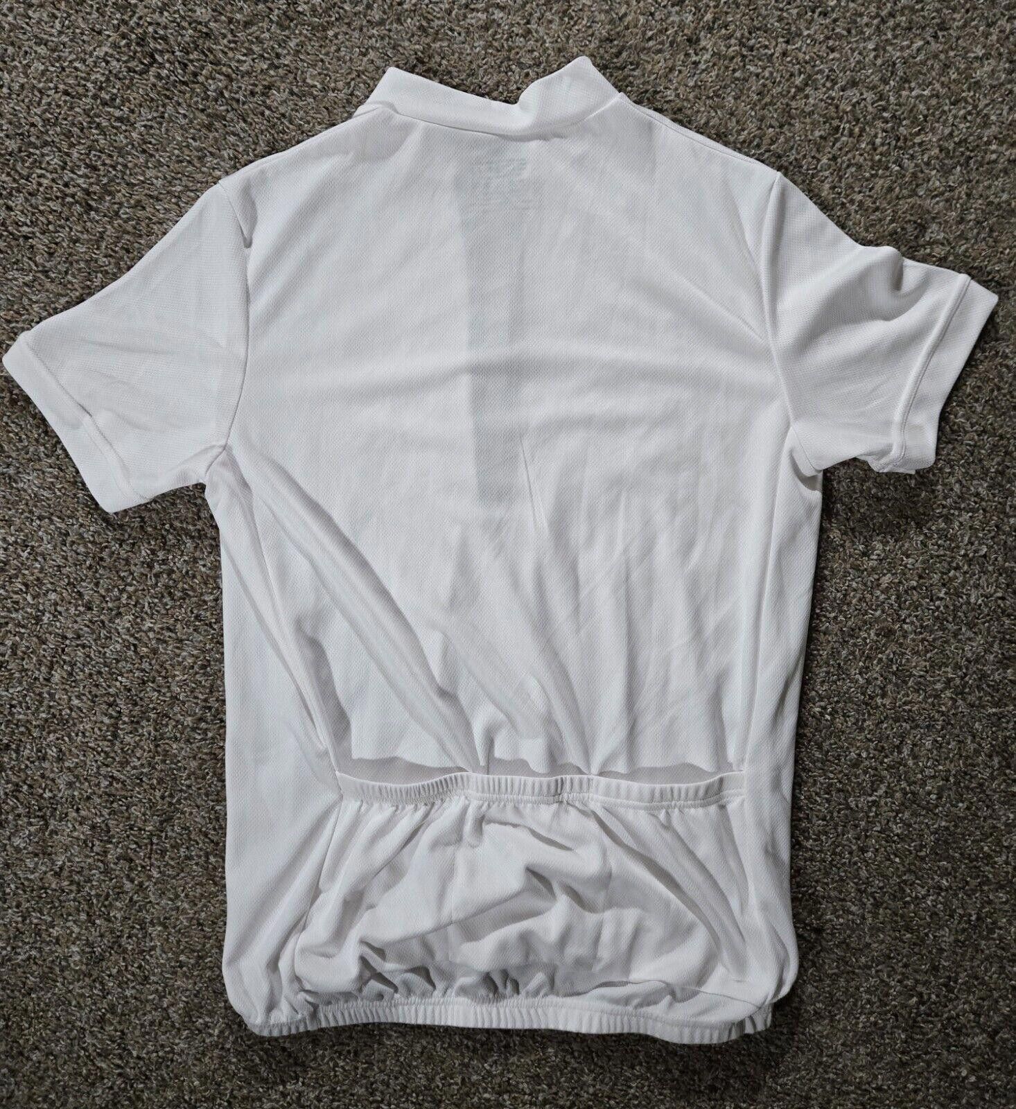 Designer White Spotti Bicycle Jersey With Back Pockets Size 2XL Size ONE SIZE - 8 Thumbnail