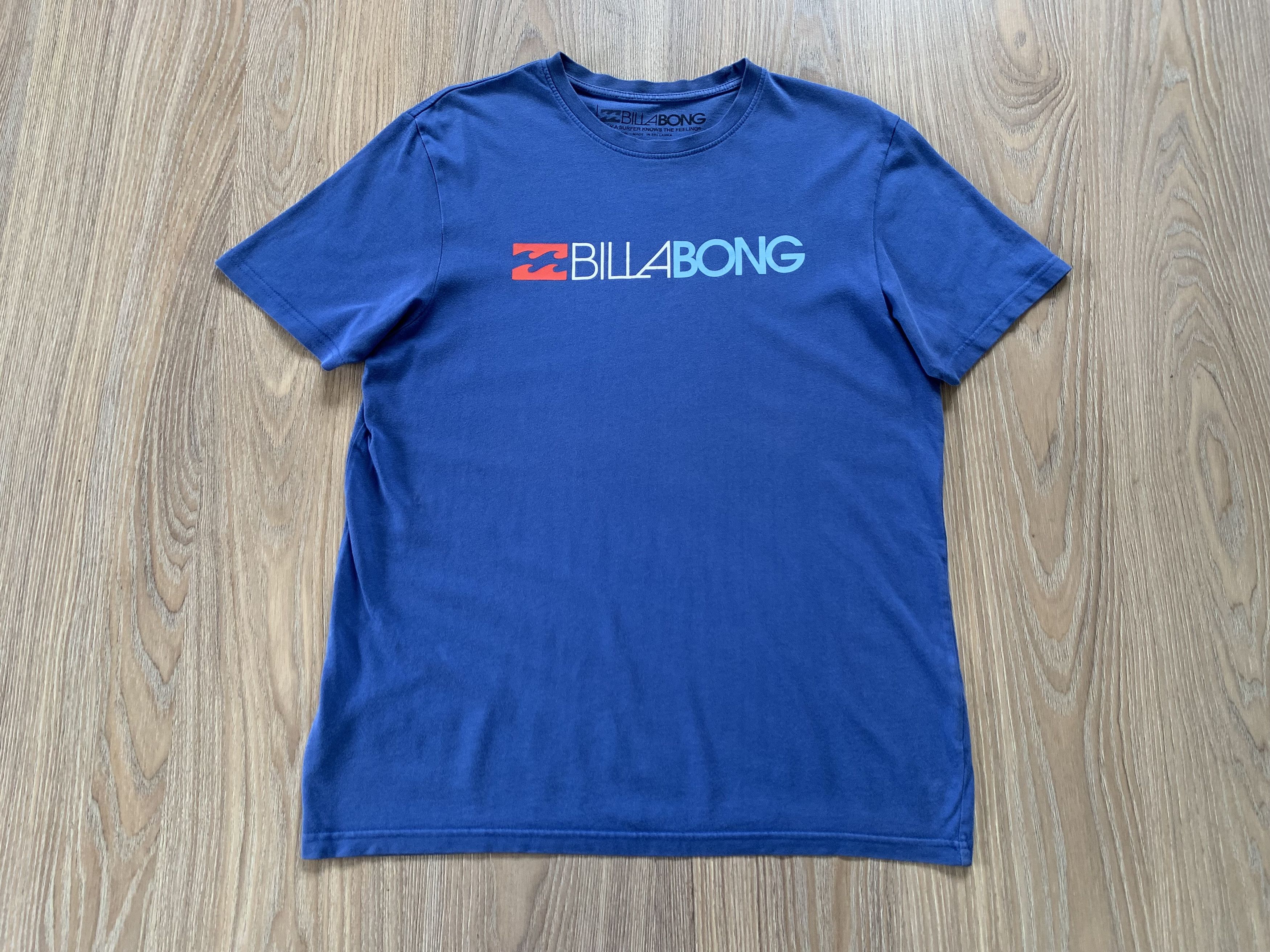 Billabong Billabong Blue Big Logo Print Tee Shirt Size US S / EU 44-46 / 1 - 2 Thumbnail