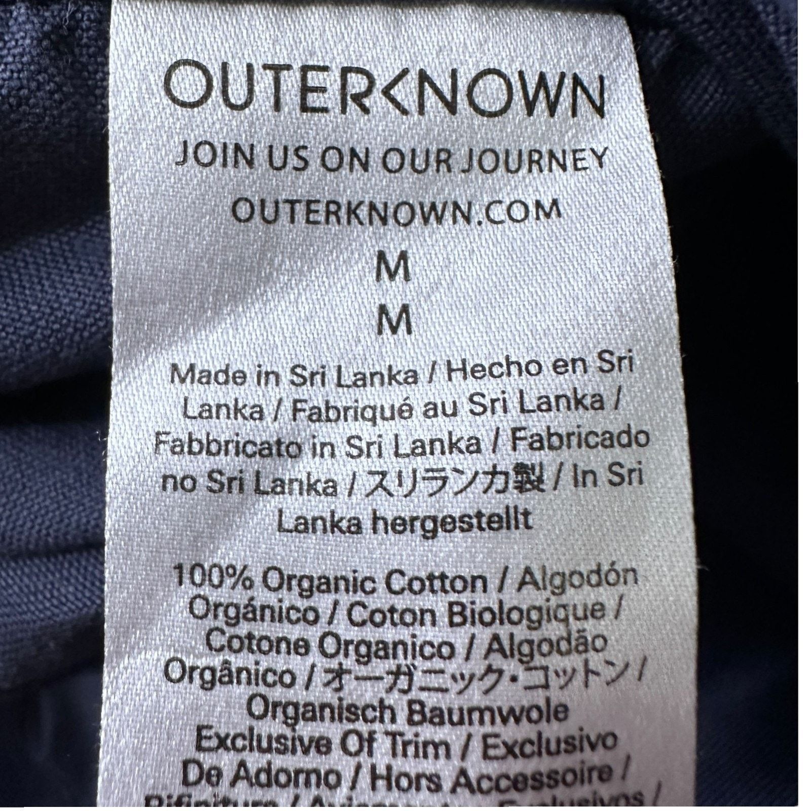 Outerknown Outerknown Shirt Mens Medium Blue Organic Cotton Long Sleeve Size US M / EU 48-50 / 2 - 6 Thumbnail