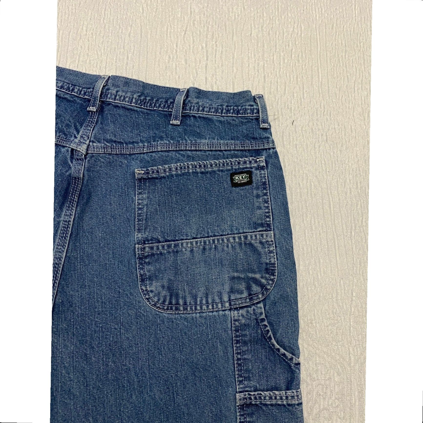 Vintage VINTAGE Key Carpenter Jeans Mens Size 36×36 Blue Regular Rise Mid Inseam 36 Jeans Carpenter Blue Mens Size US 36 / EU 52 - 5 Thumbnail
