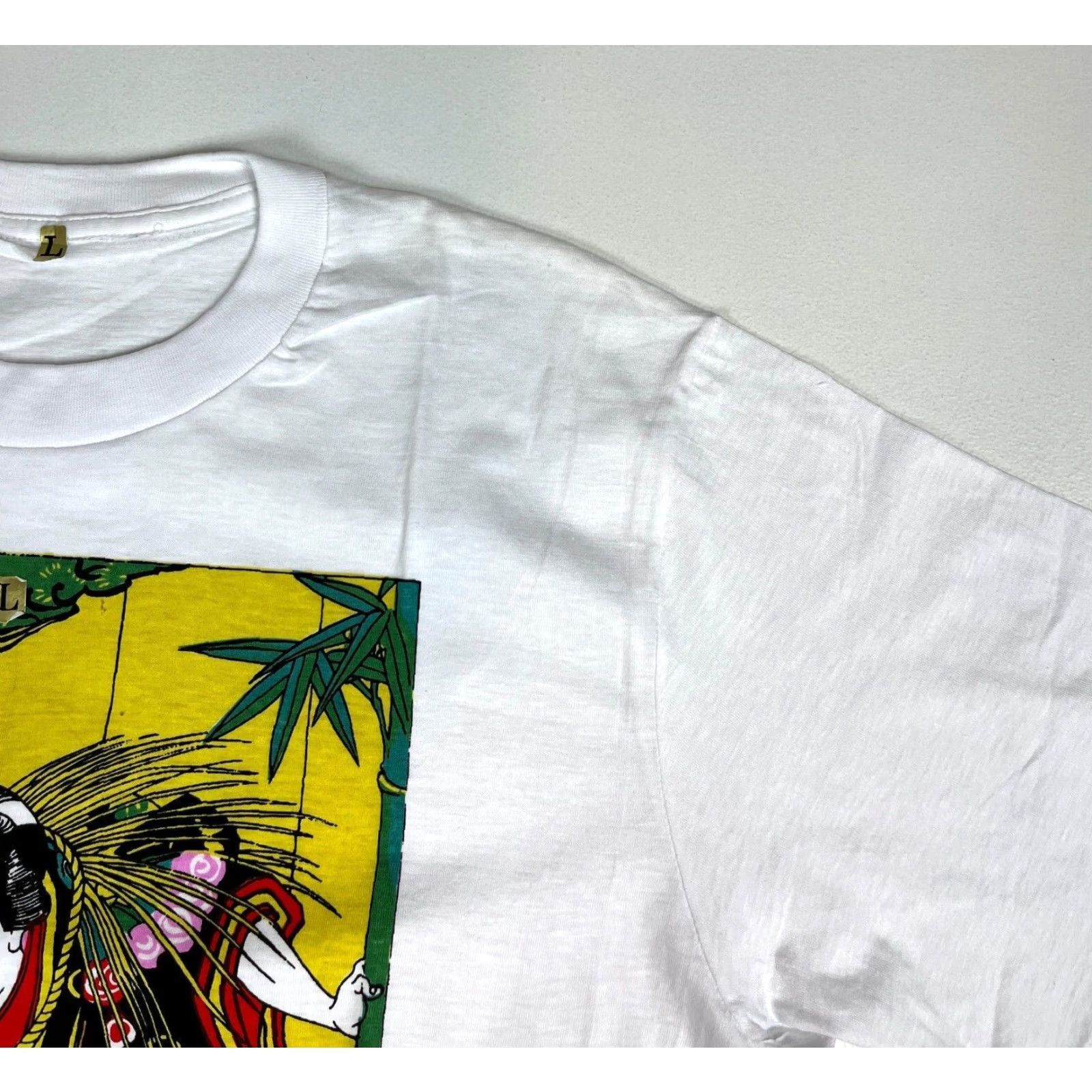 Vintage VINTAGE NOS Men's Vintage Japanese Art Samurai Graphic T-Shirt Sz L Size US L / EU 52-54 / 3 - 4 Thumbnail