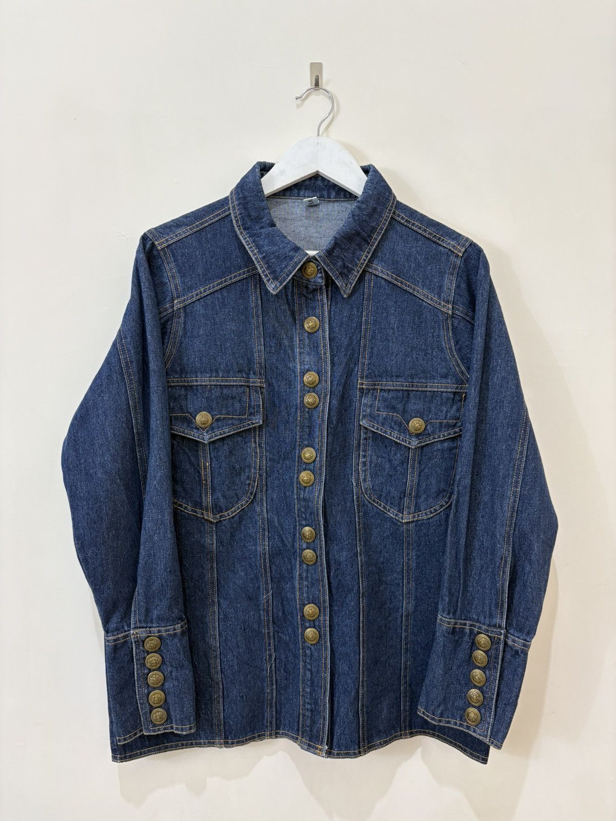 Comme des Garcons NAPOLEON DENIM JACKET JUNYA STYLE Size US L / EU 52-54 / 3 - 1 Thumbnail