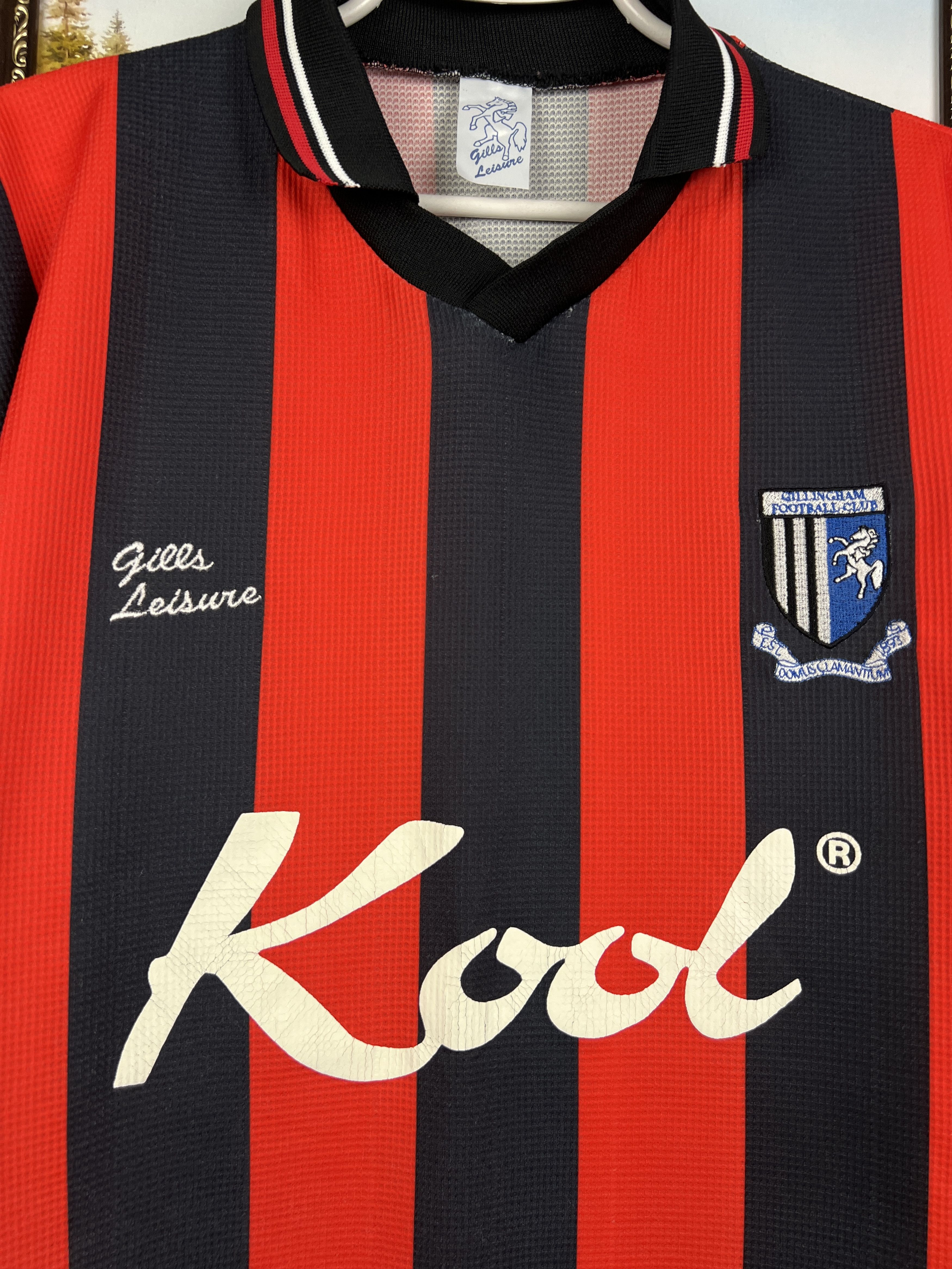 Vintage Gillingham Away football shirt Soccer Jersey Trikot Sport Size US M / EU 48-50 / 2 - 3 Thumbnail