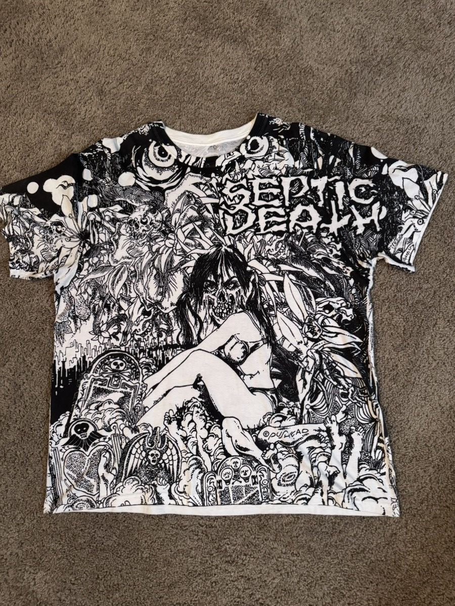 Other Pushead Septic Death All over print tee Size US XL / EU 56 / 4 - 1 Thumbnail