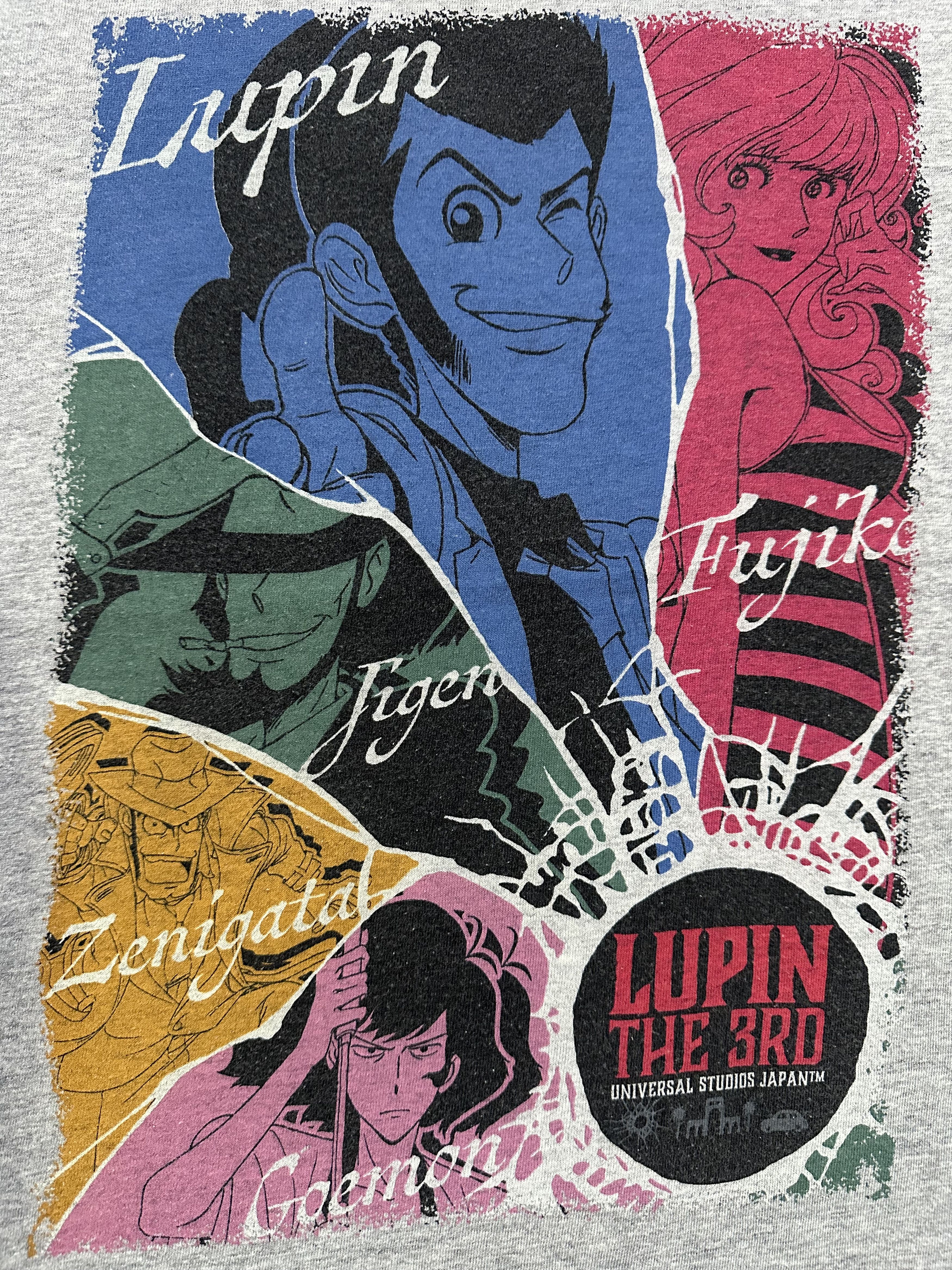 Anime Vintage Lupin The 3rd All Creater By Universal Studio Japan Size US M / EU 48-50 / 2 - 2 Thumbnail